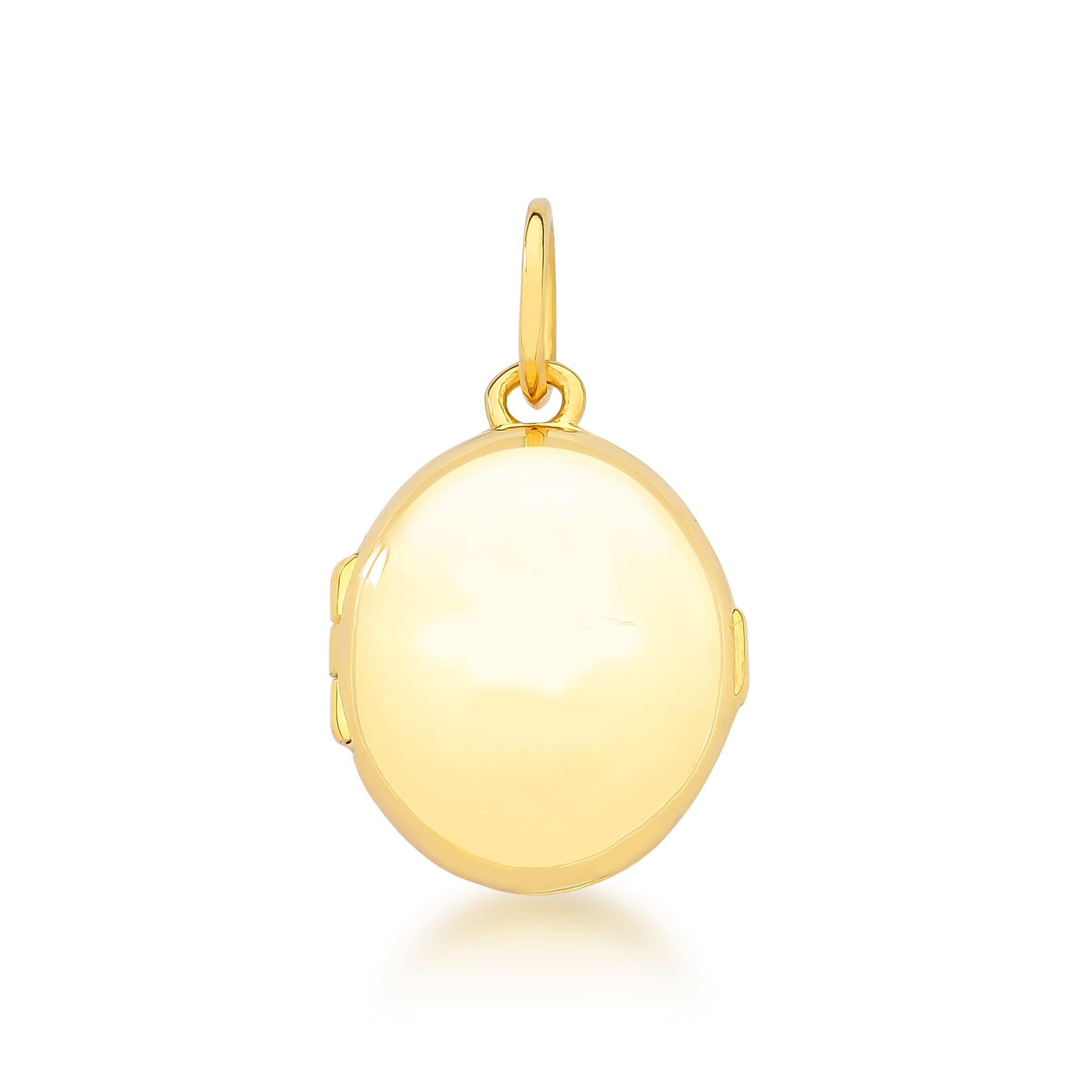 Pingente Relicário Oval – Ouro 18K