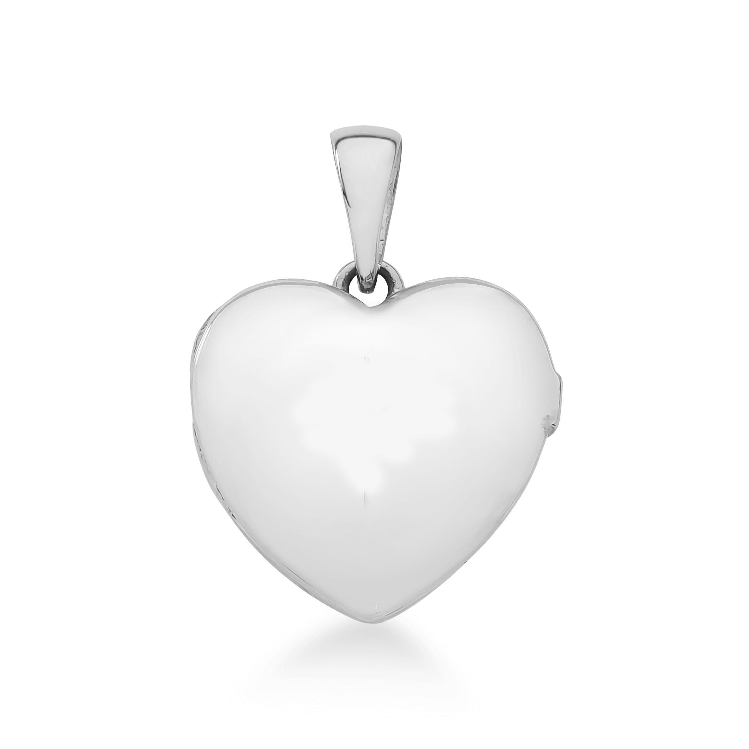 PINGENTE RELICÁRIO CORAÇÃO – PRATA