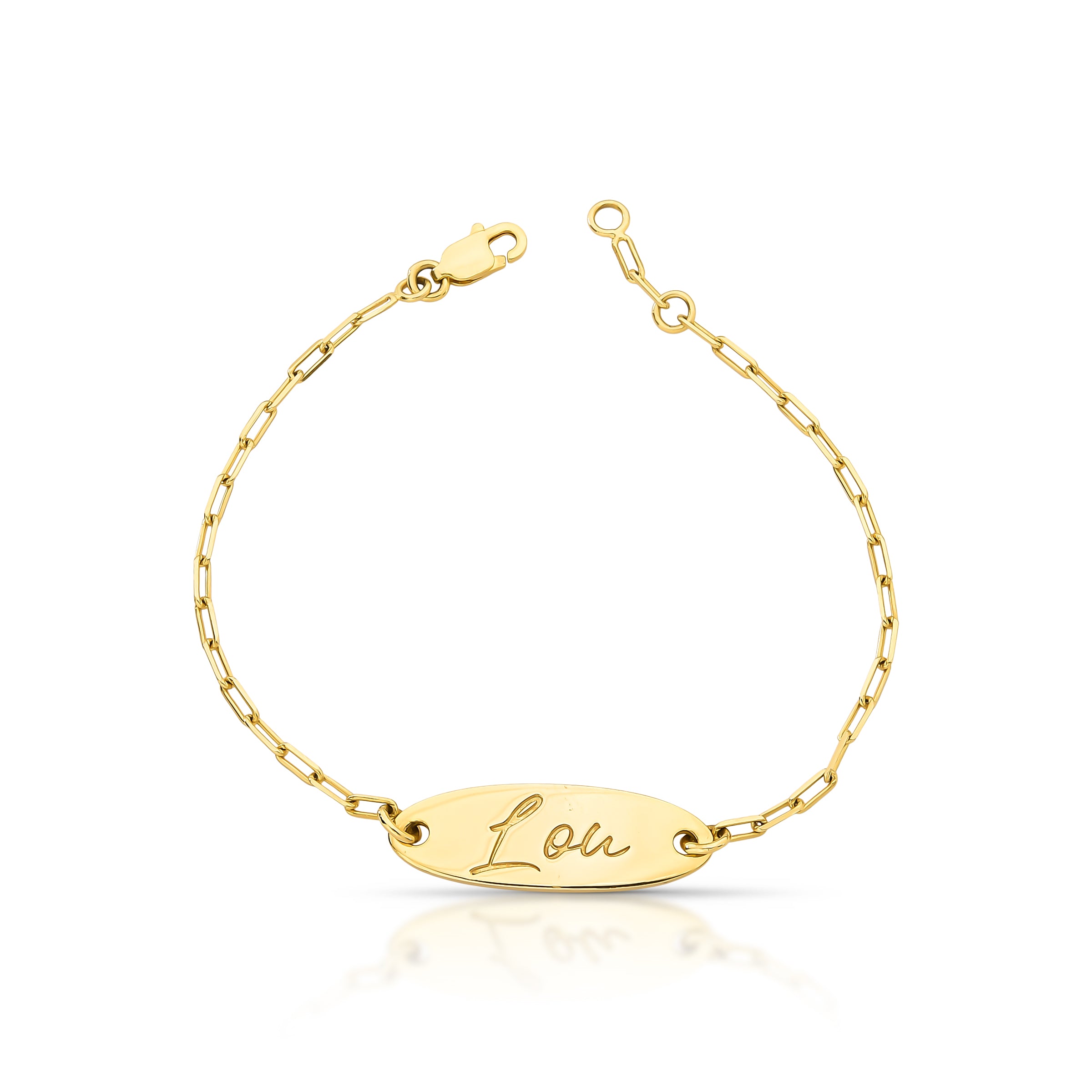 PULSEIRA PLACA PERSONALIZADA – Ouro 18k Marine Joias