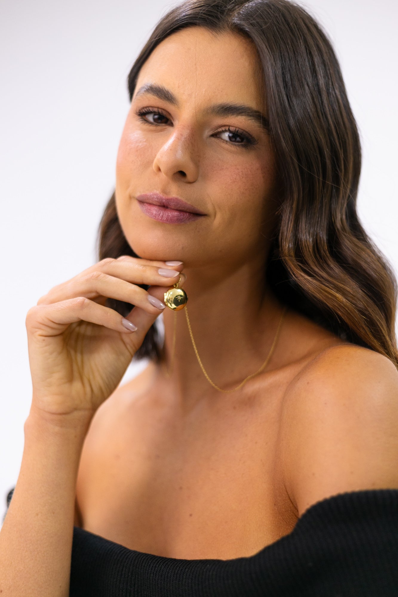 Pingente Relicário Redondo M – Prata