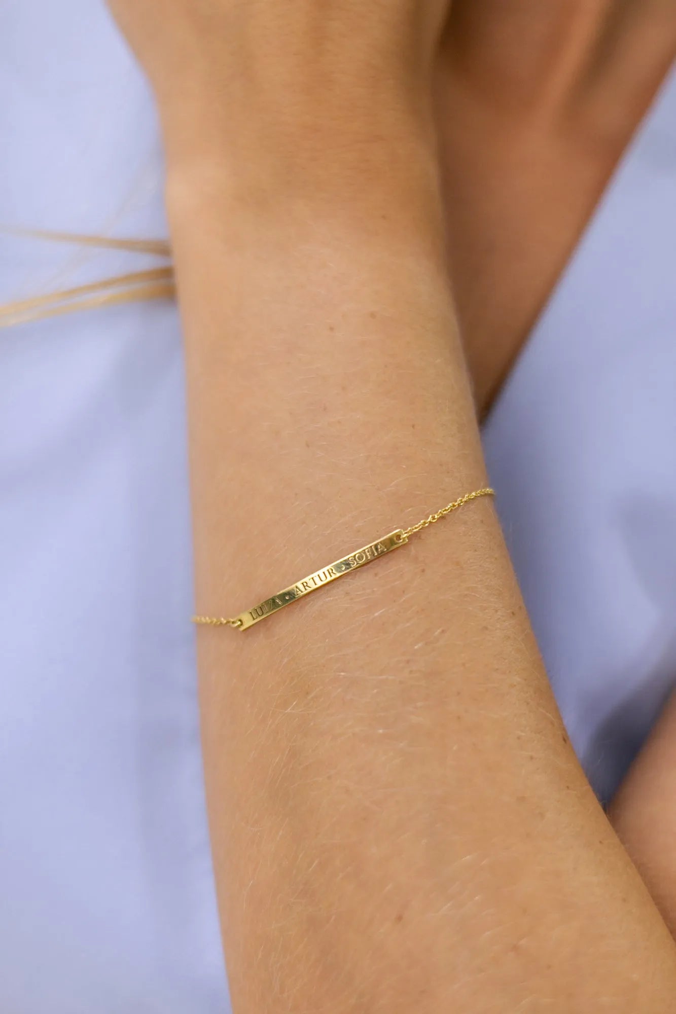 PULSEIRA PLAQUINHA - PRATA