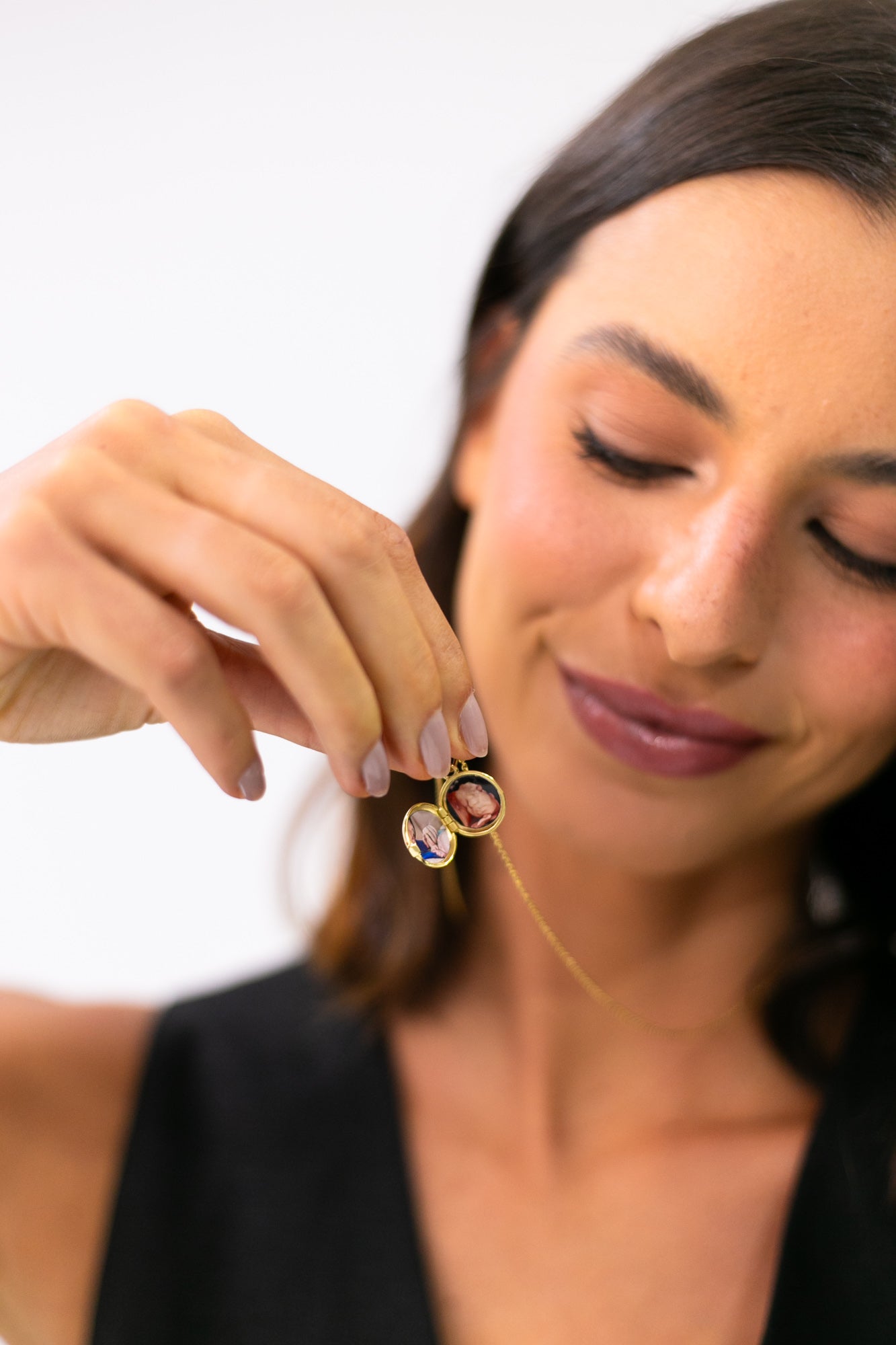Pingente Relicário Redondo P – Ouro 18K