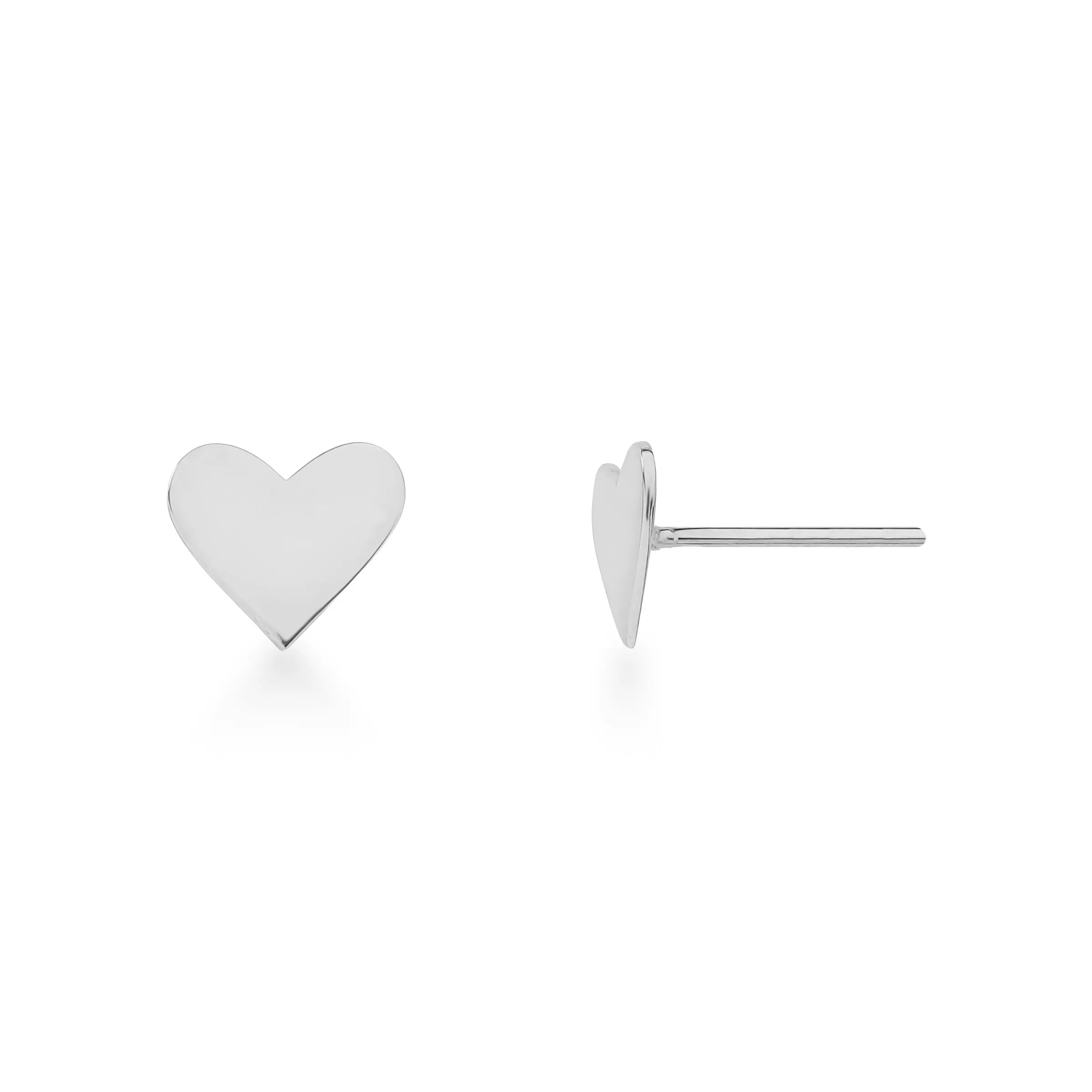 BRINCO CORAÇÃO SLIM M – Prata Marine Joias