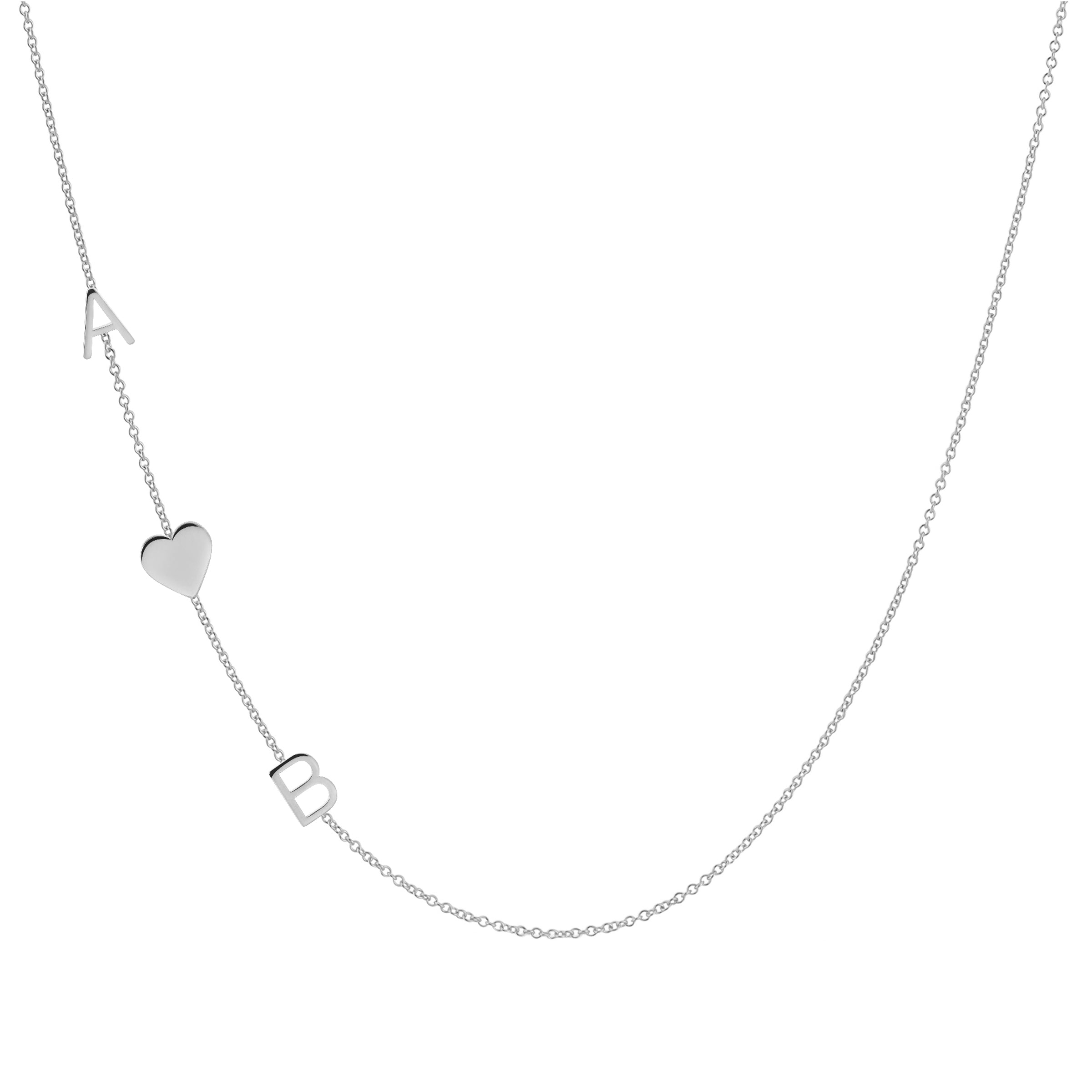 COLAR 3 LETRAS OU SÍMBOLOS – PRATA