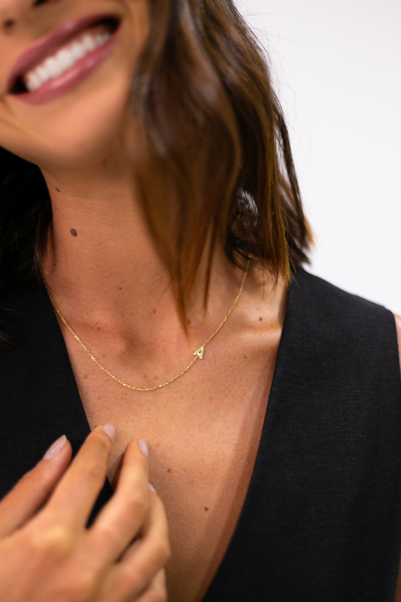 COLAR 1 LETRA – OURO 18K
