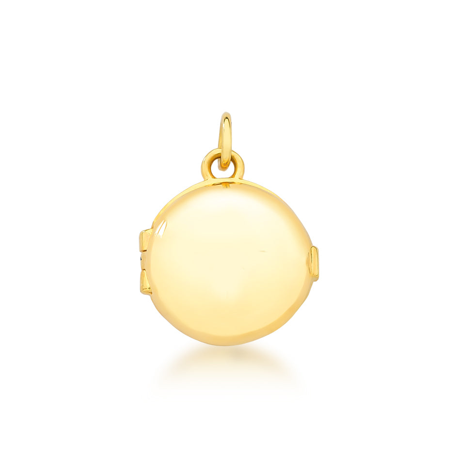Pingente Relicário Redondo P – Ouro 18K