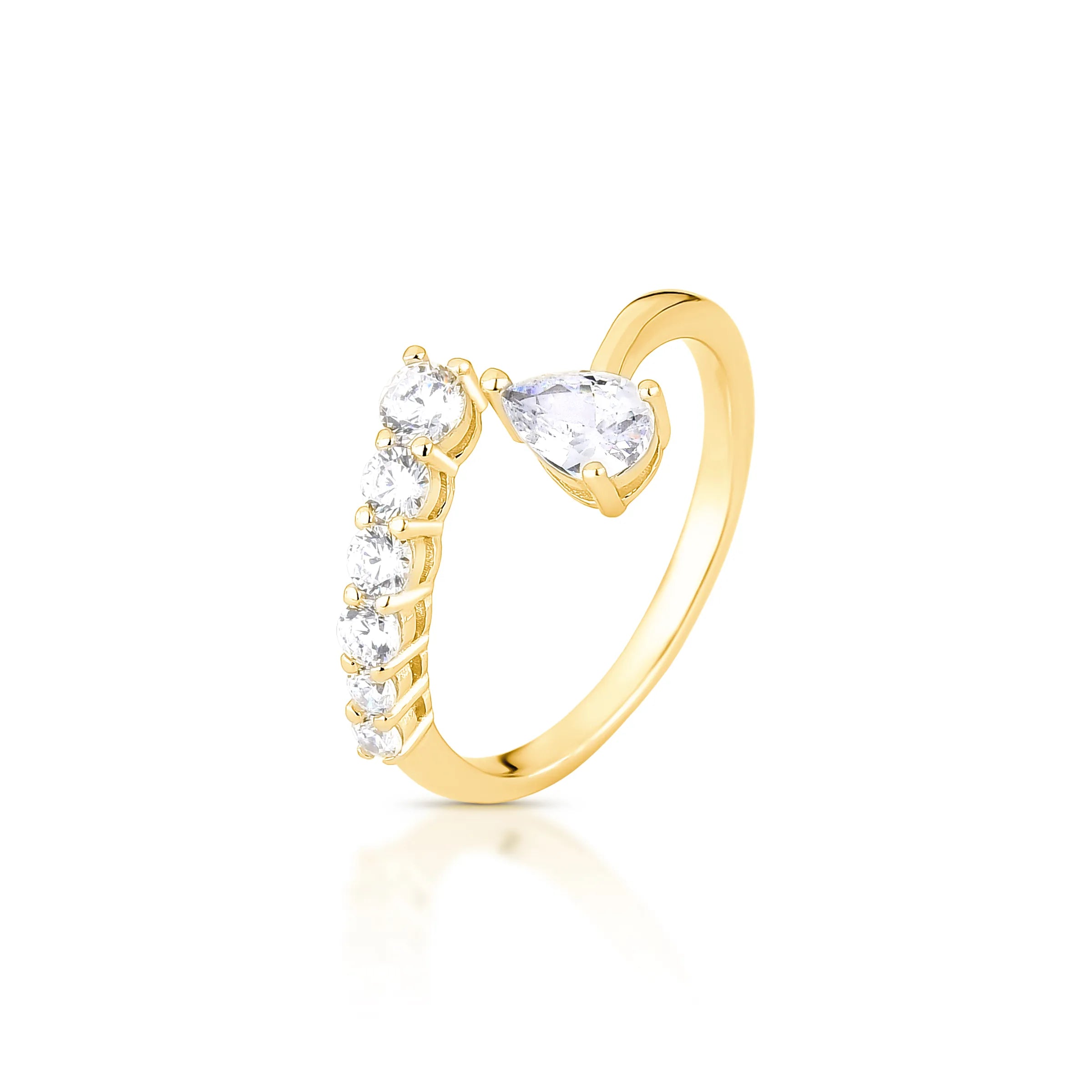 ANEL AJUSTÁVEL GOTA – Ouro 18k Marine Joias