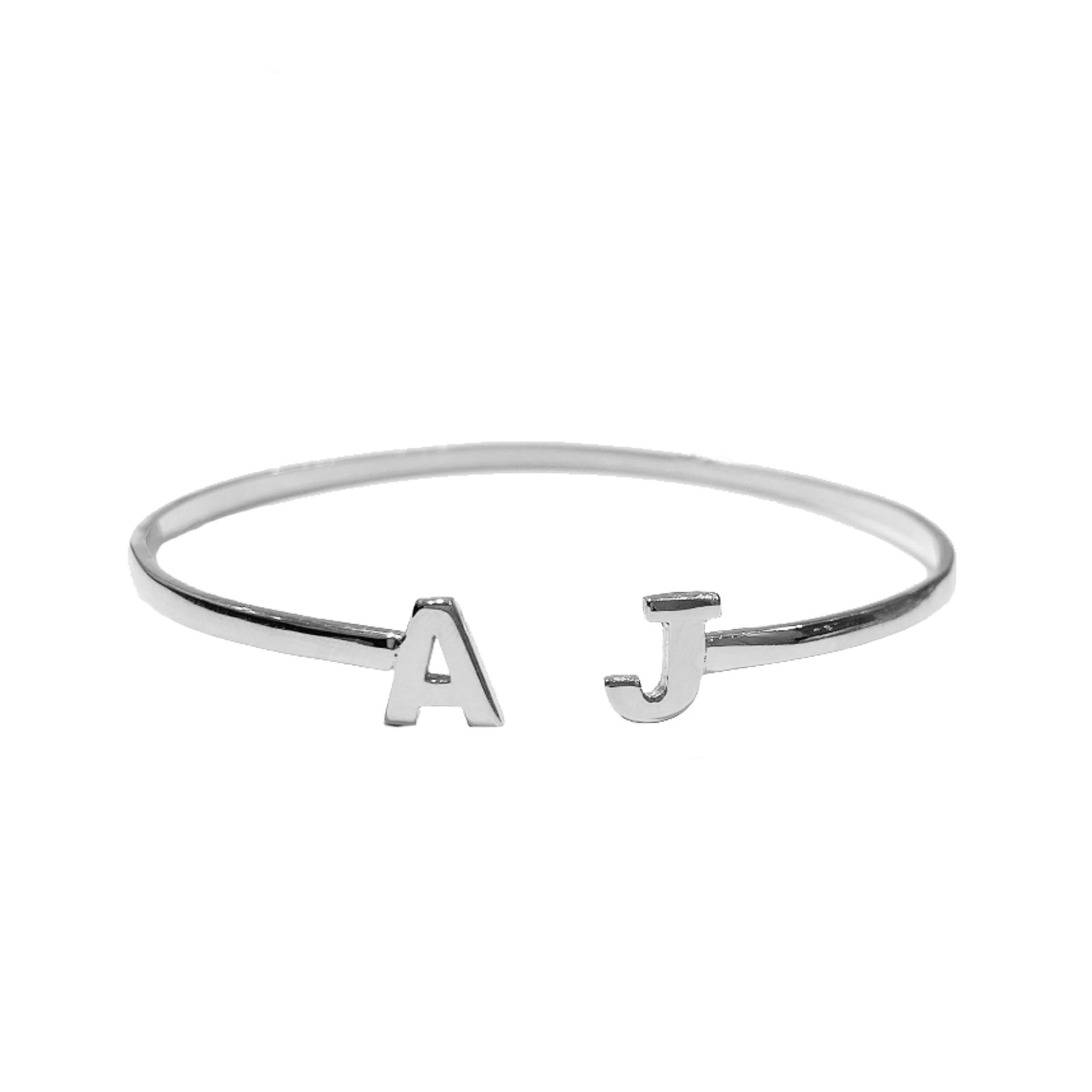 BRACELETE INITIALS - PRATA