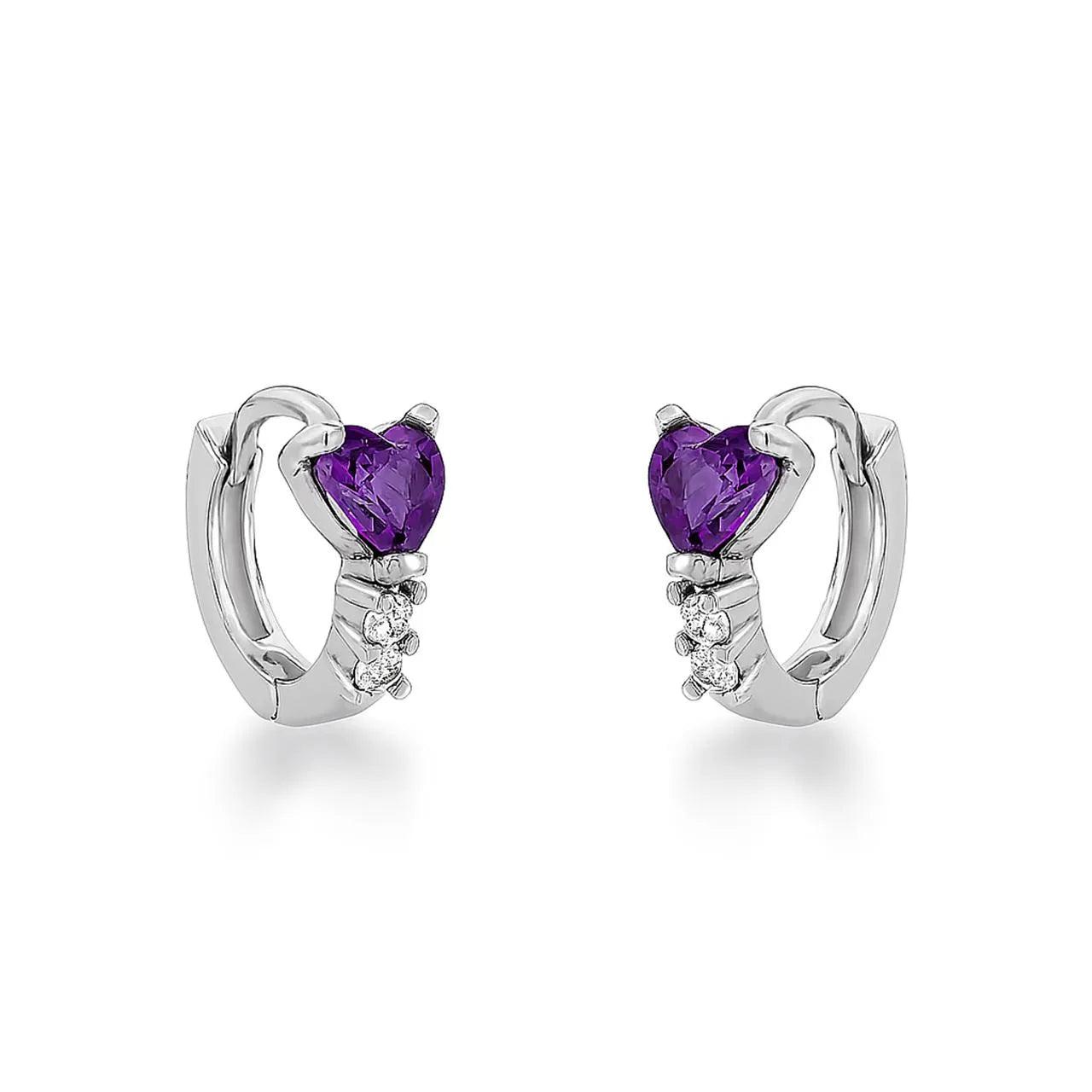 BRINCO ARGOLA CORAÇÃO CRAVEJADO – Prata Marine Joias