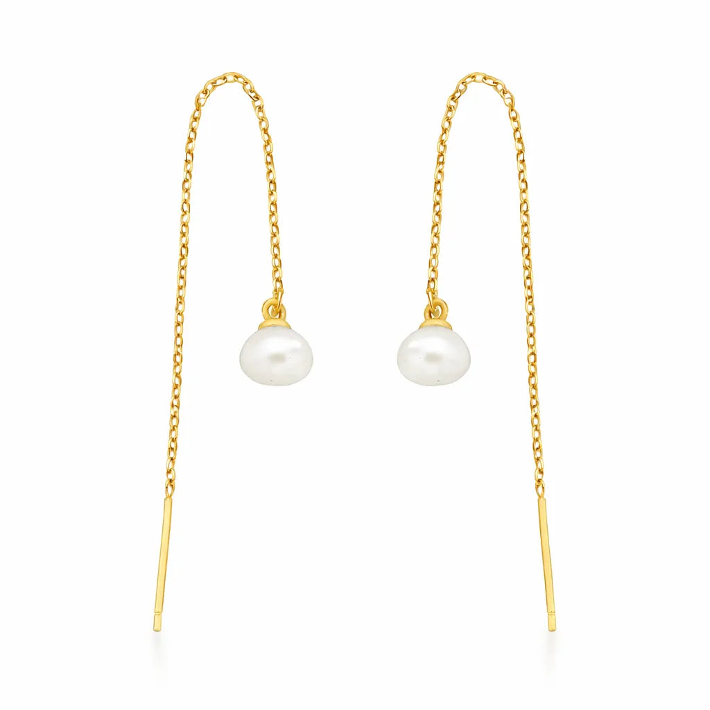 BRINCO FIO DE PÉROLA – Ouro 18k Marine Joias