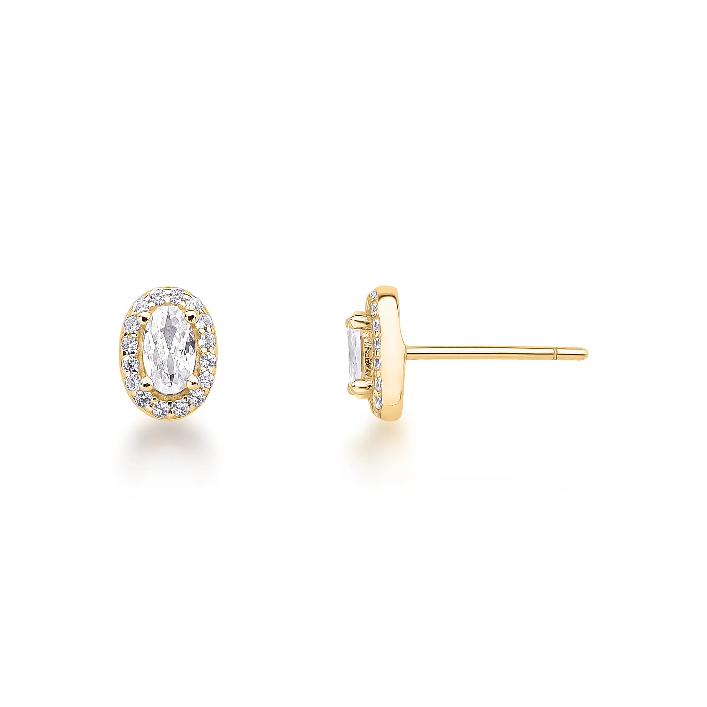 BRINCO PRINCESS OVAL DIAMANTES – Ouro 18k Marine Joias