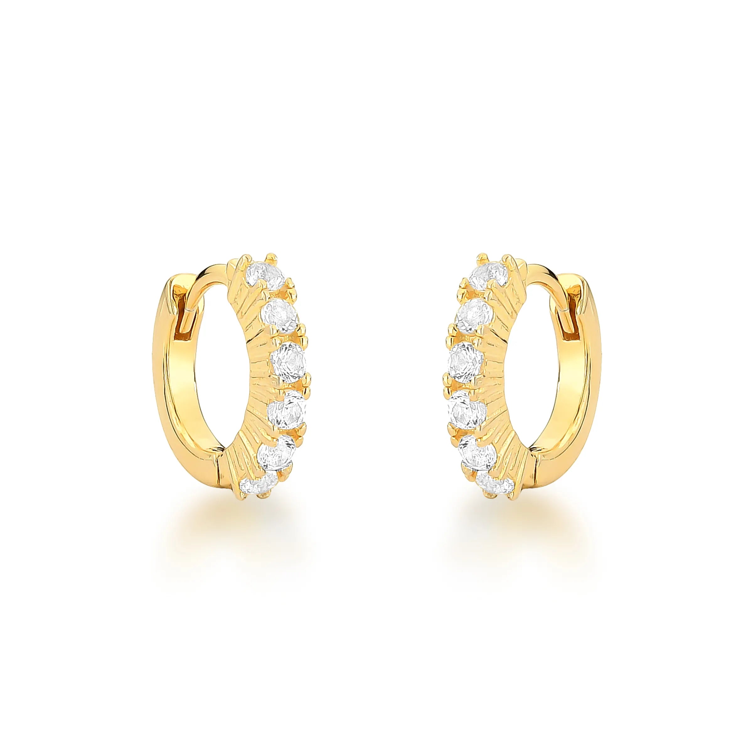 BRINCO ARGOLA M CRAVEJADA – Ouro 18k Marine Joias