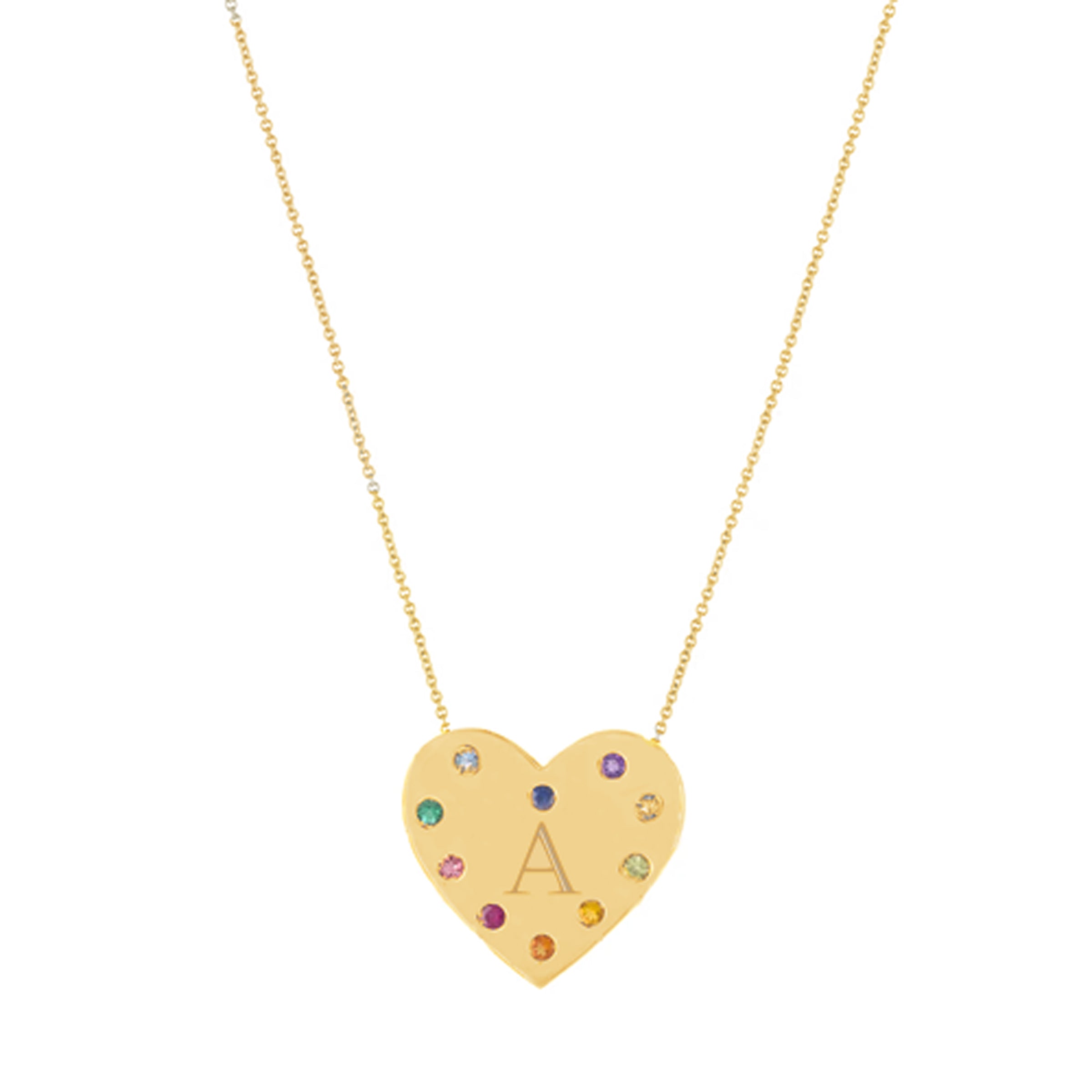 COLAR CORAÇÃO COLORS – OURO 18K