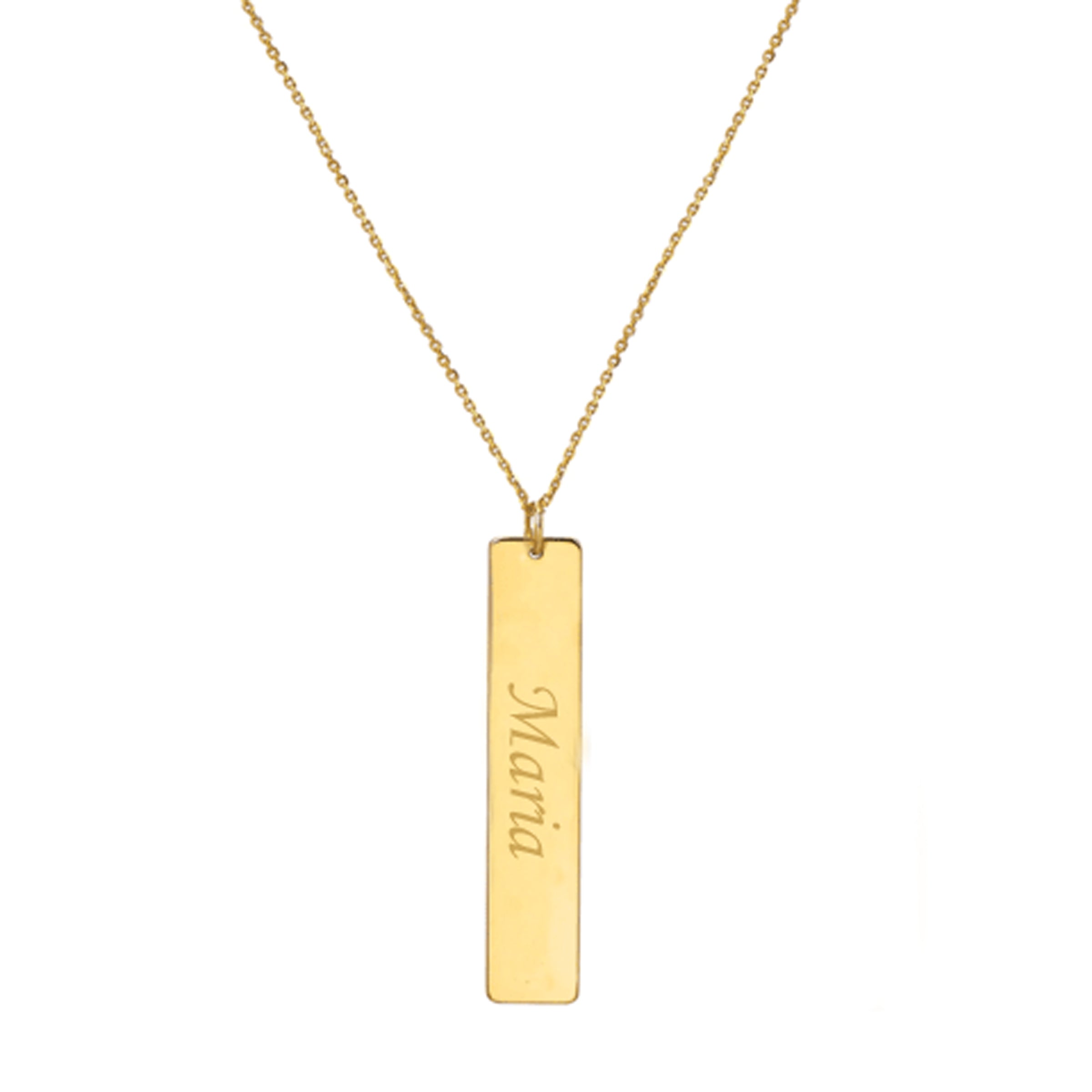 COLAR PLAQUINHA – OURO 18K