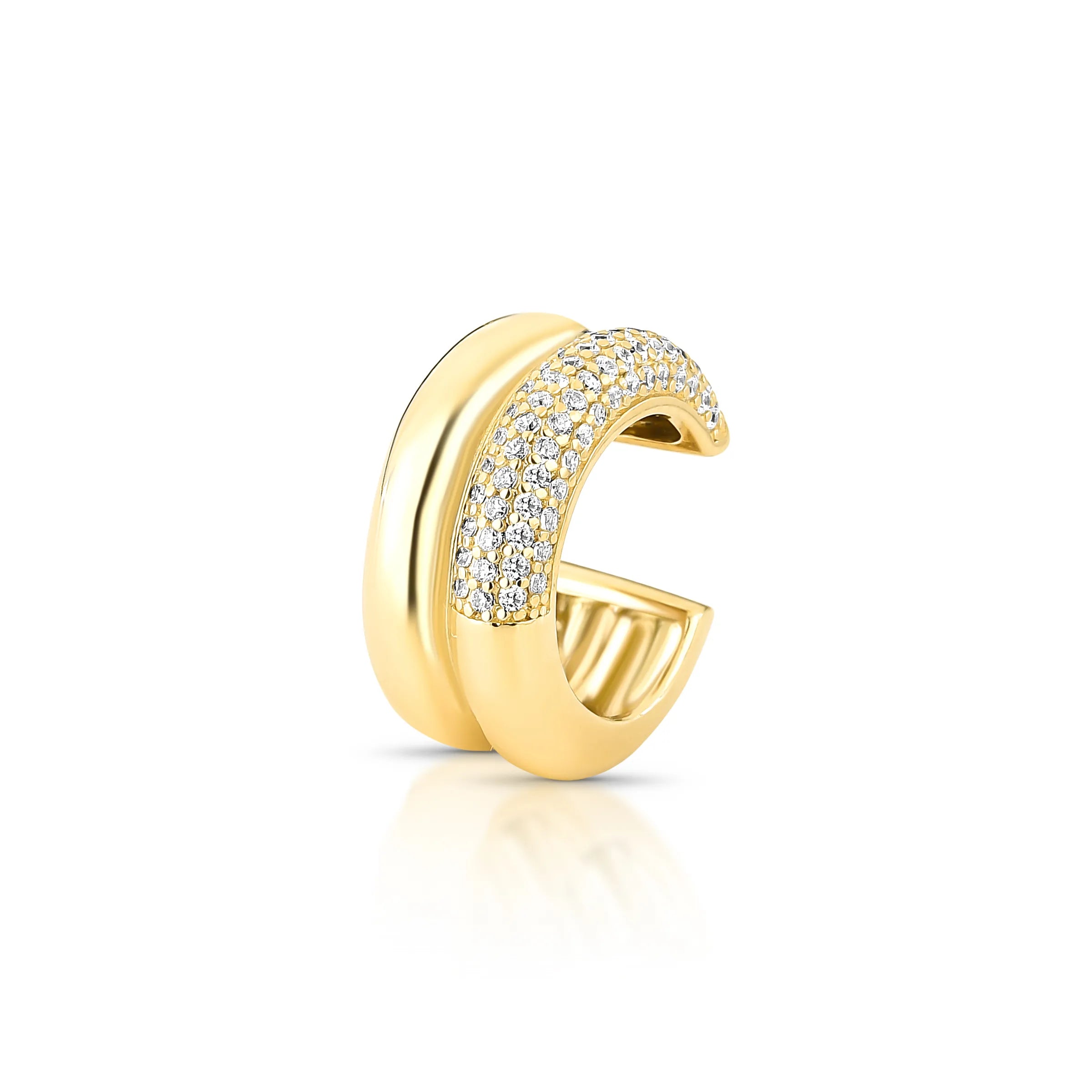 PIERCING DUPLO PAVÊ – Ouro 18k Marine Joias