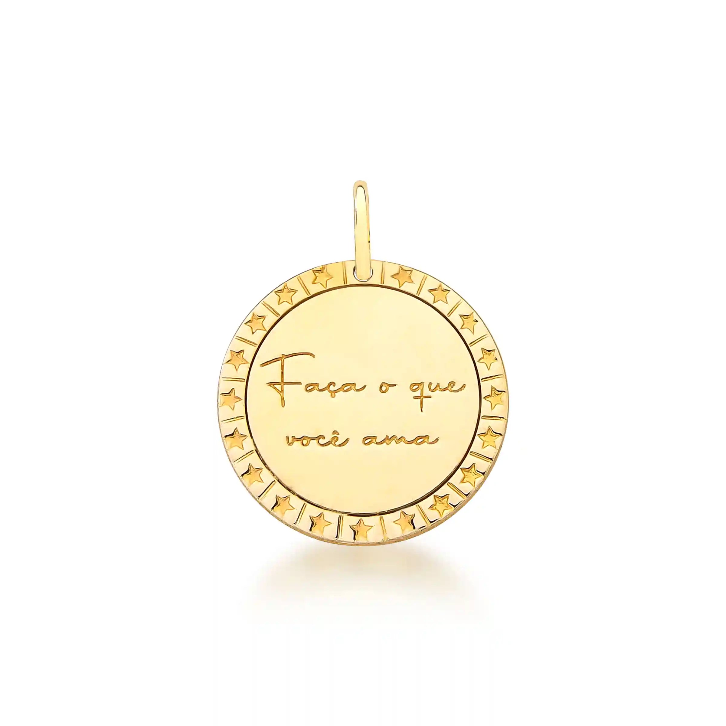 PINGENTE MANTRA – Ouro 18k Marine Joias