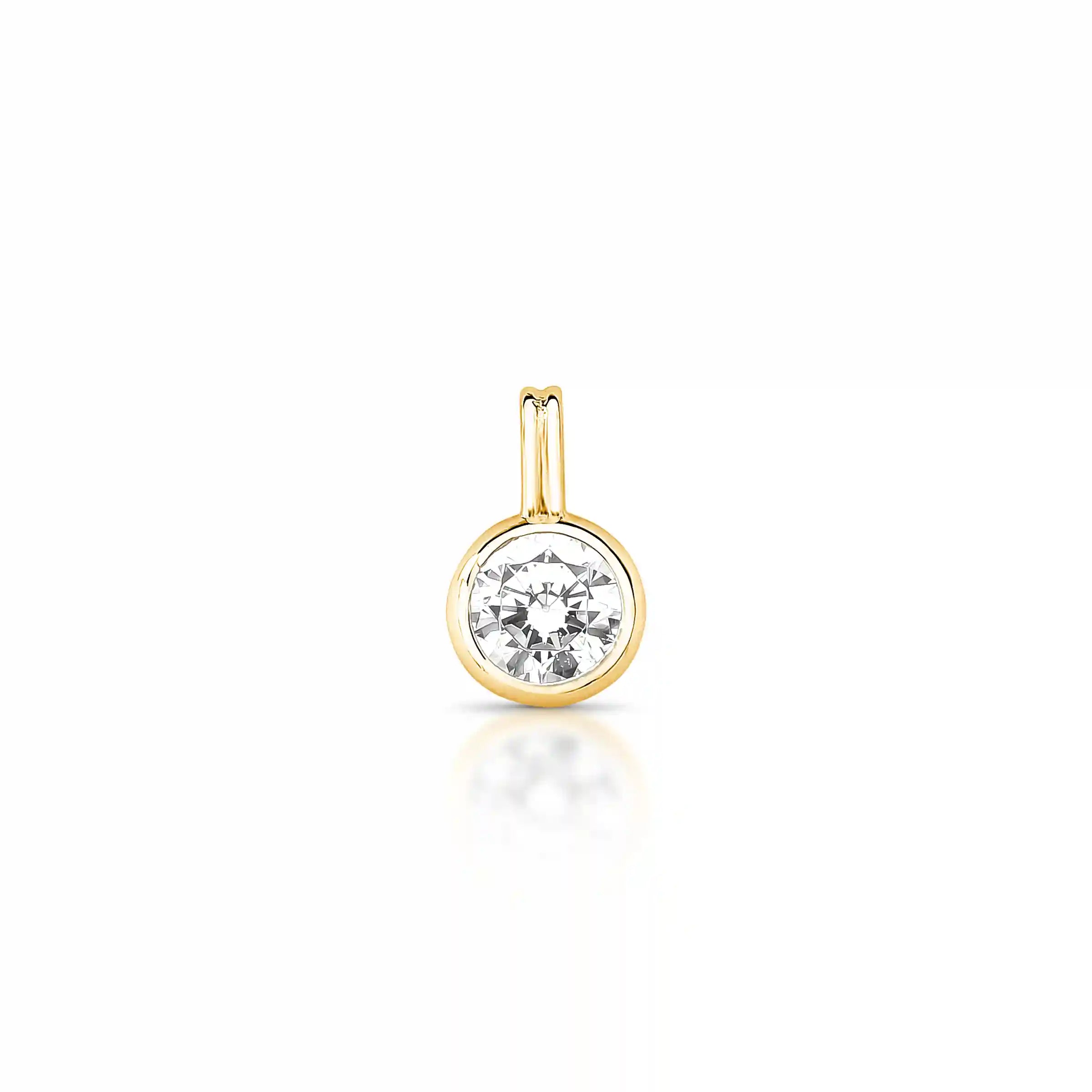 PINGENTE PONTO DE LUZ CLÁSSICO 90 PTOS – Ouro 18k Marine Joias