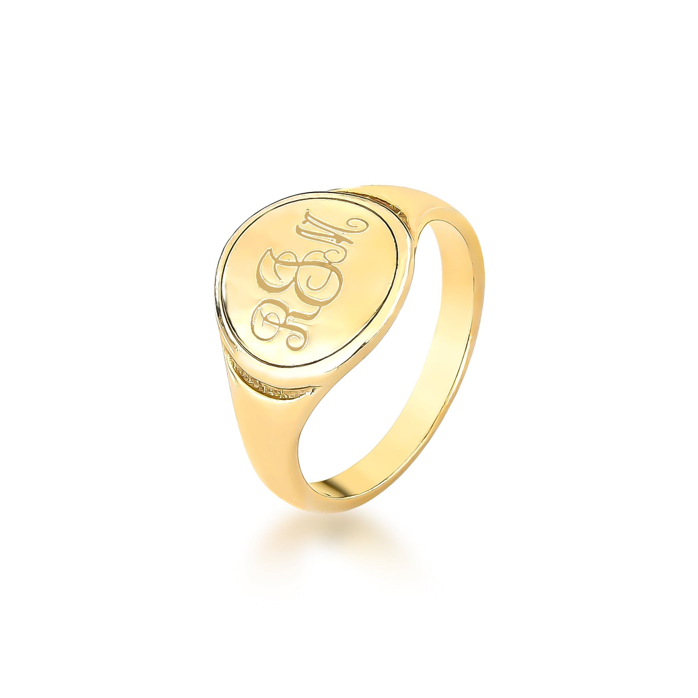 ANEL MONOGRAMA - OURO 18k