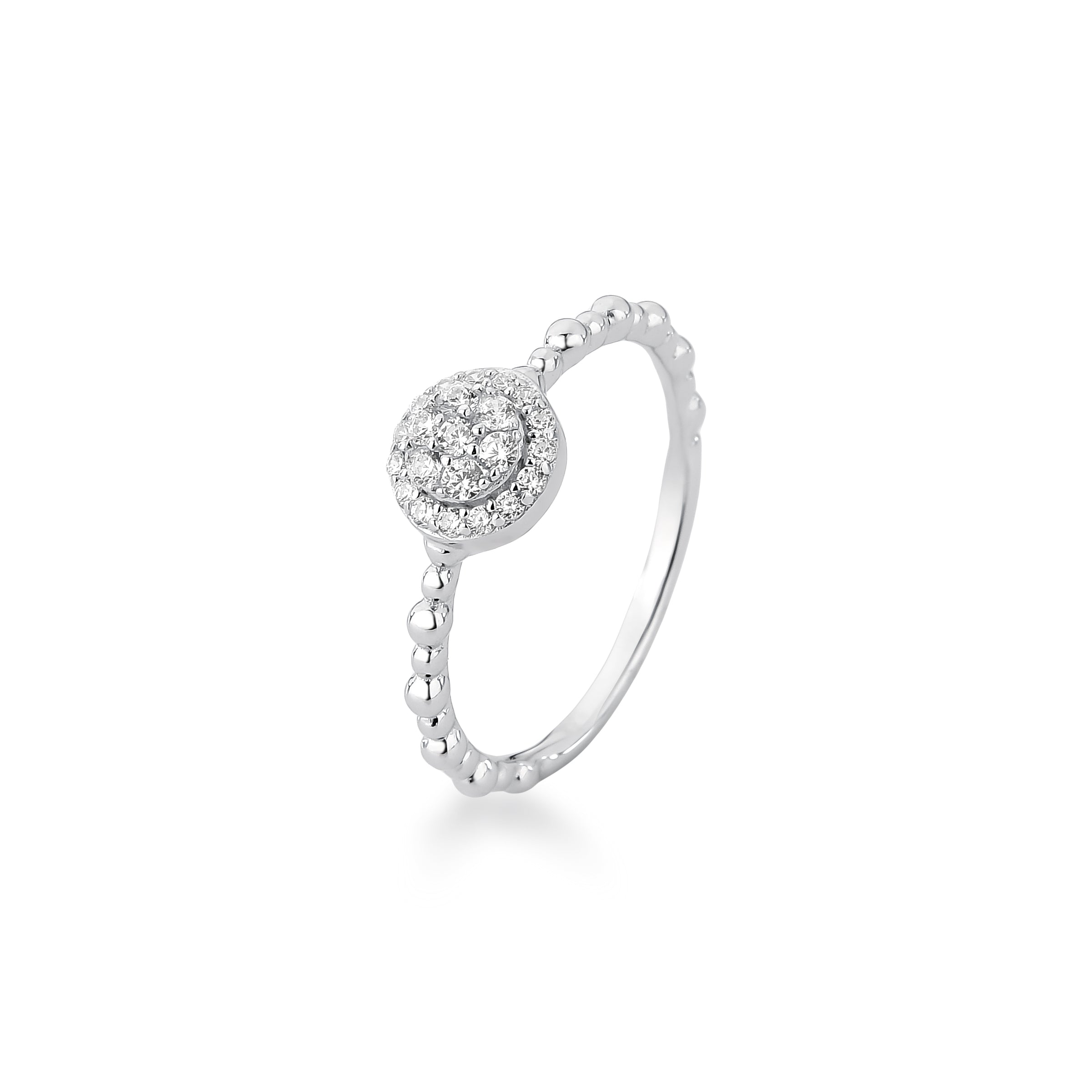 ANEL PIZZA P - OURO 18K E DIAMANTES