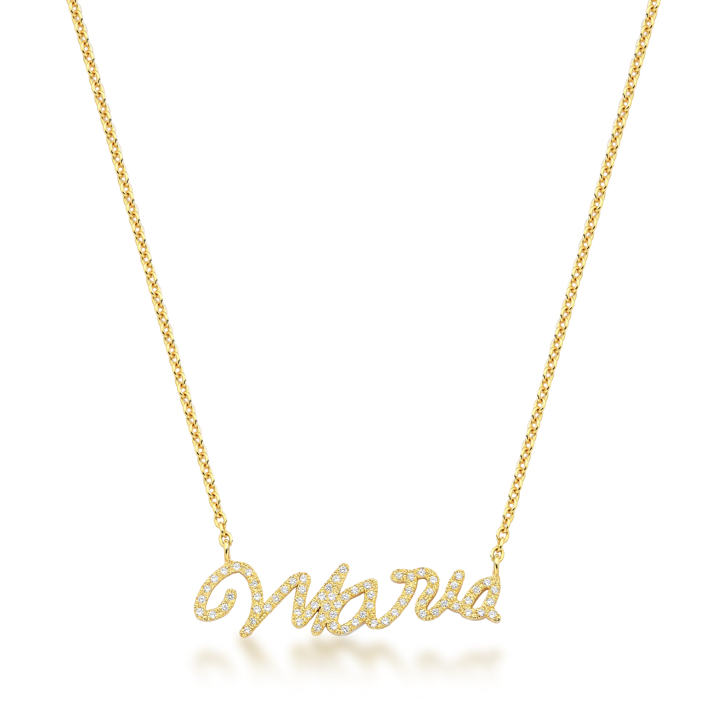 COLAR MANUSCRITO – OURO 18K E DIAMANTES