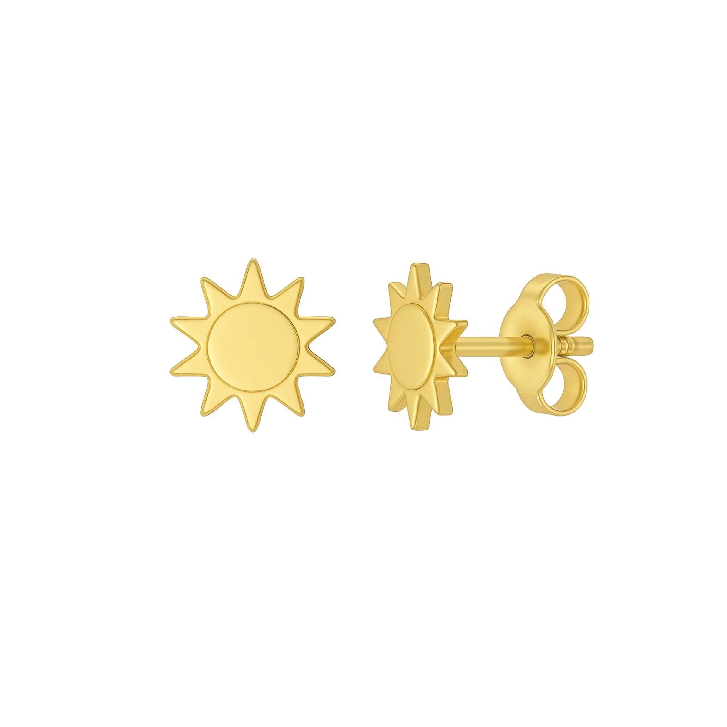 Brinco Sol – Ouro 18k
