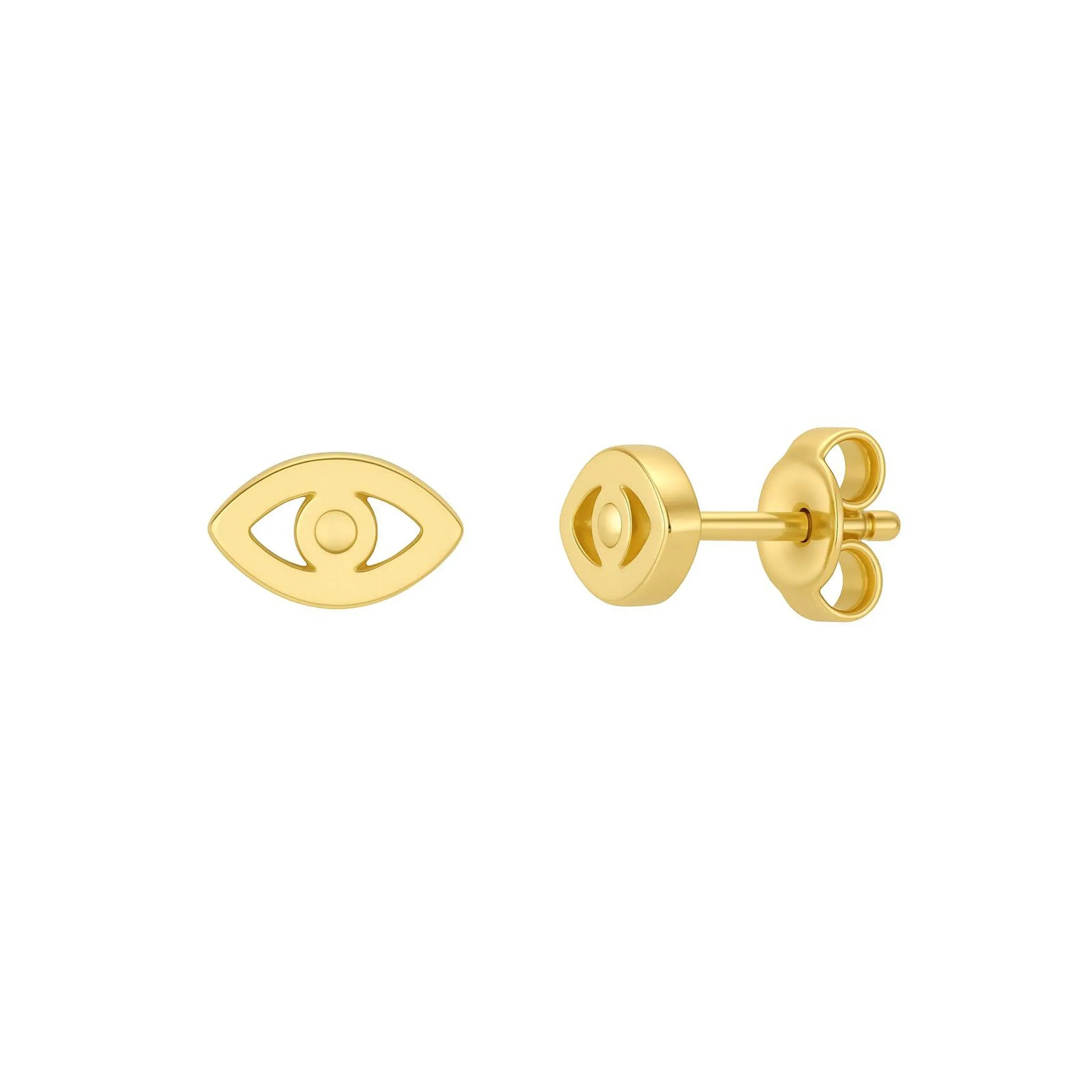 Brinco olho grego – Ouro 18k