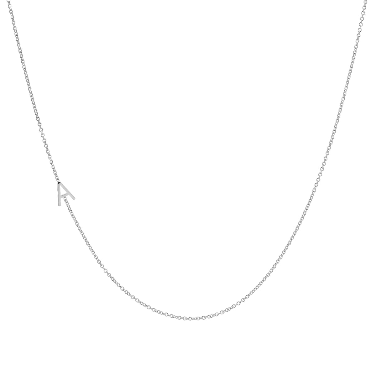 Colar 1 Letra em Prata Personalizado