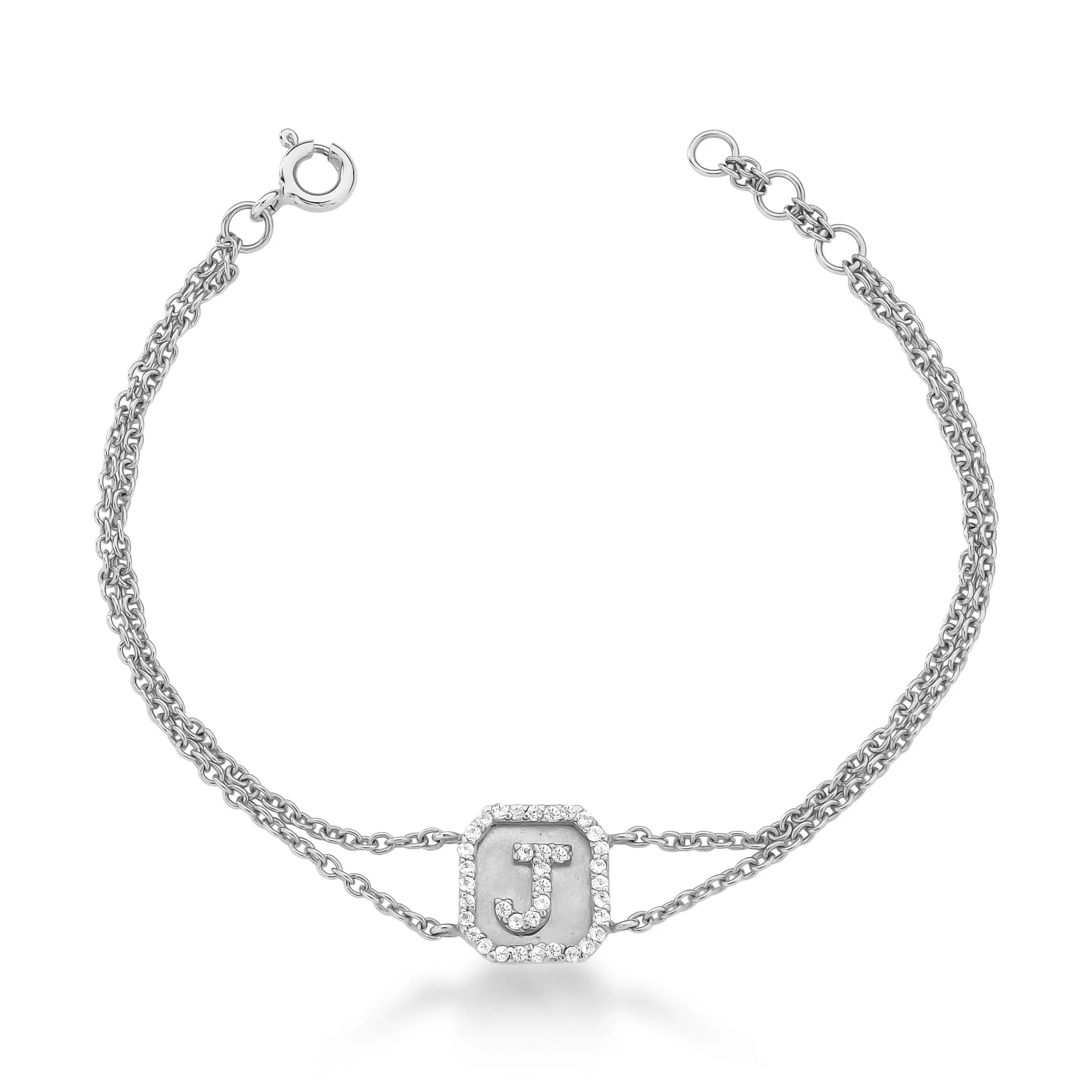 PULSEIRA FRAME - PRATA E SAFIRAS