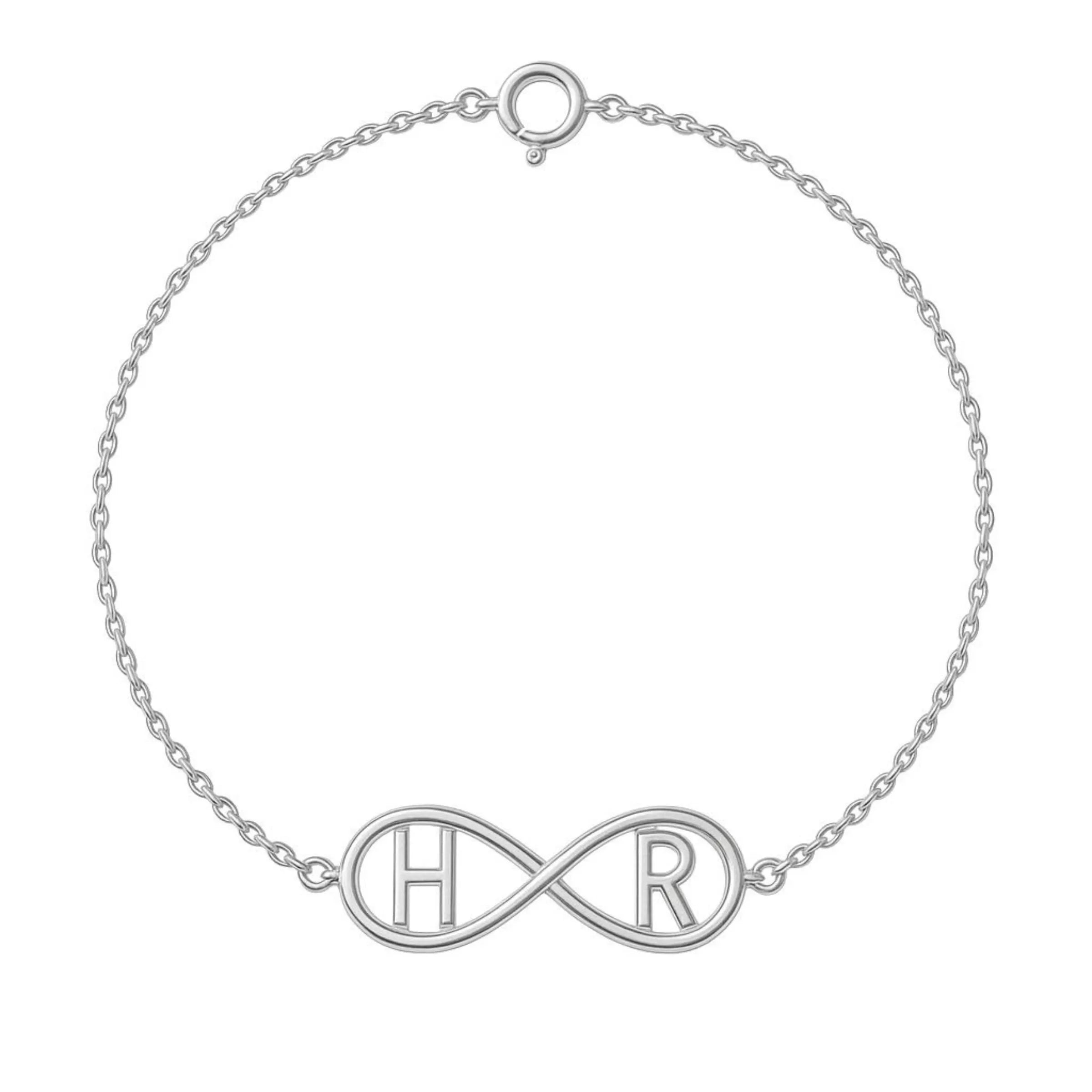 Pulseira infinito – Prata
