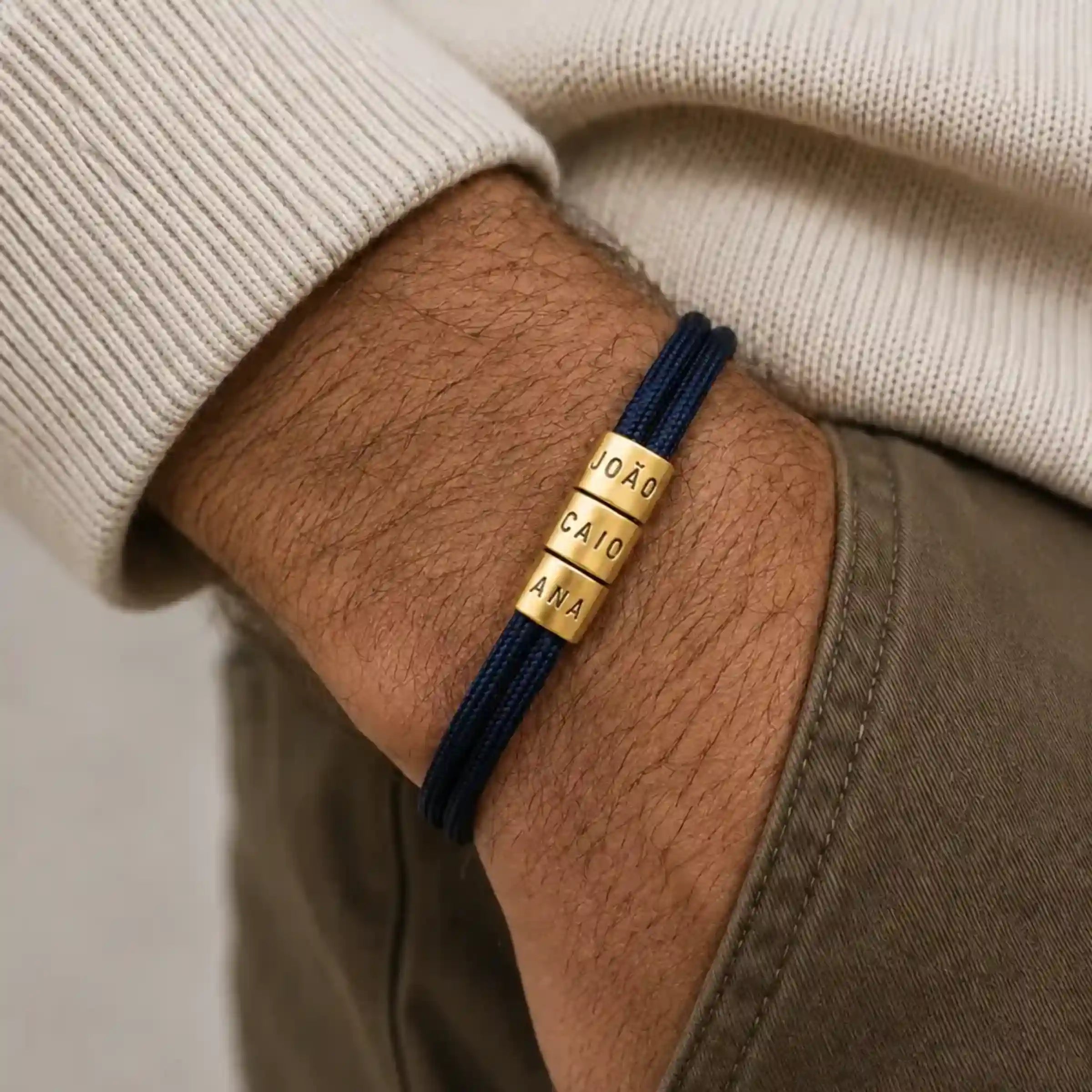 PULSEIRA CORDÃO COM PINGENTES PERSONALIZADOS – Ouro 18k Marine Joias