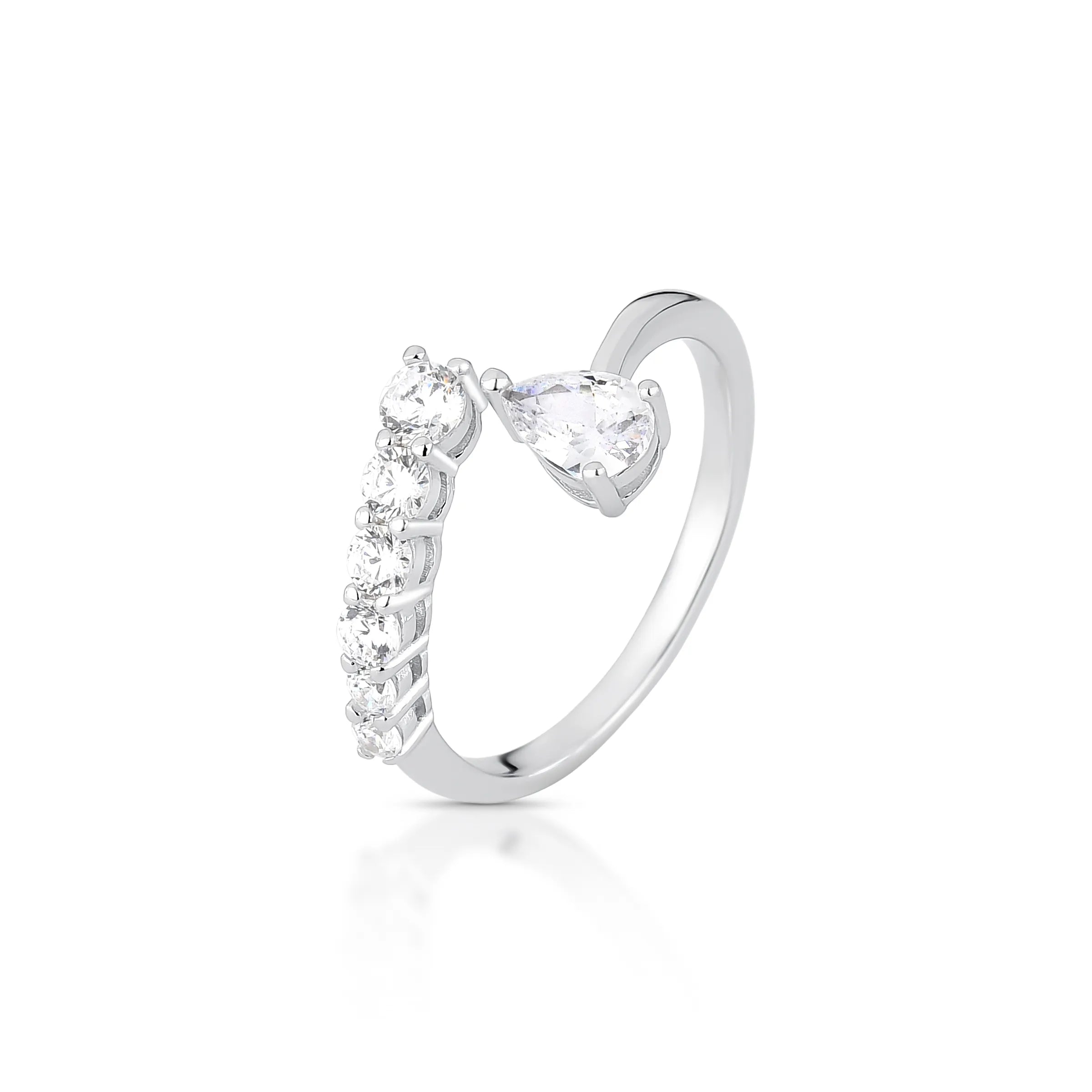 ANEL AJUSTÁVEL GOTA – Prata 925 Marine Joias