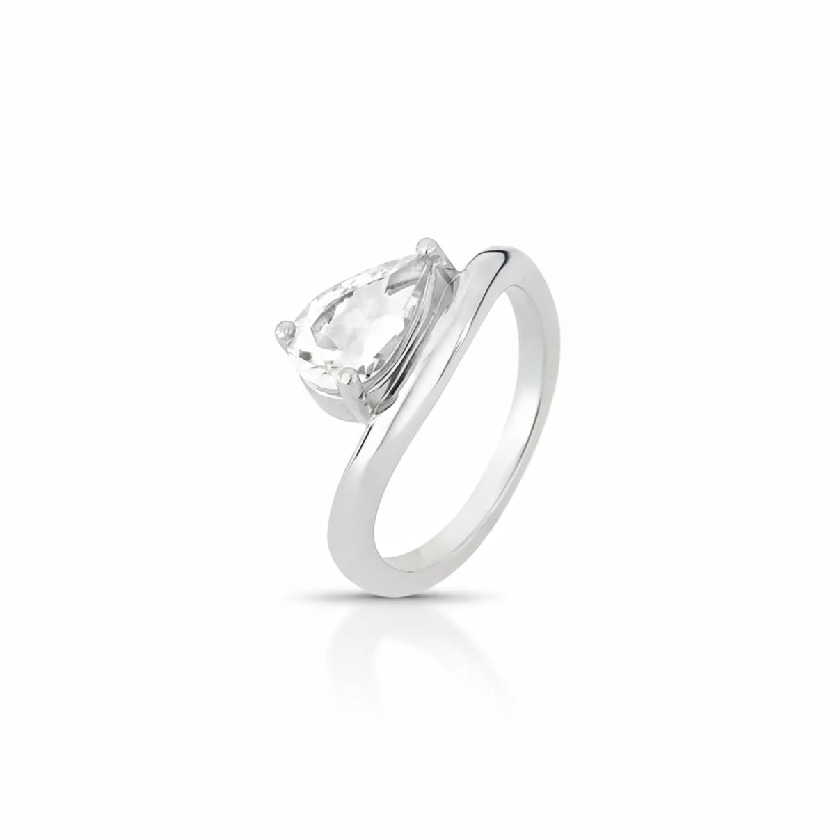 ANEL DEDINHO GOTA - Prata 925 Marine Joias