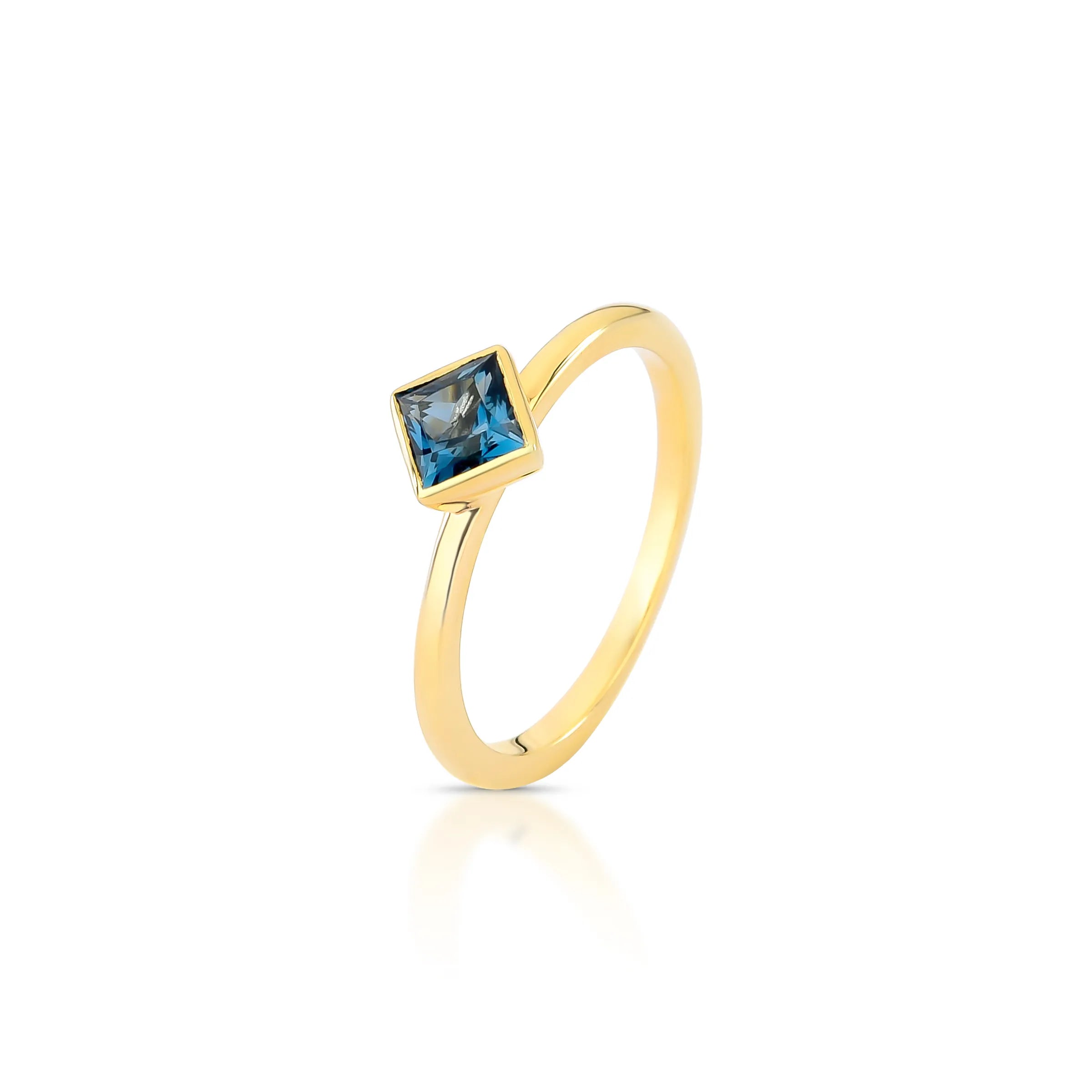 ANEL LOSANGO - LOU – Ouro 18k - TOPAZIO LONDON Marine Joias