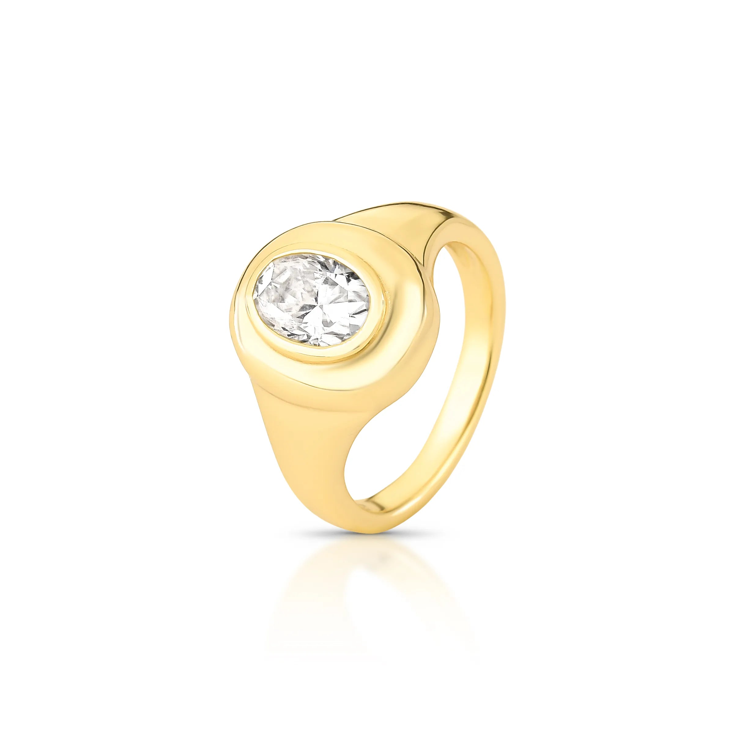 ANEL DE DEDINHO CLASSIC – Ouro 18k Marine Joias