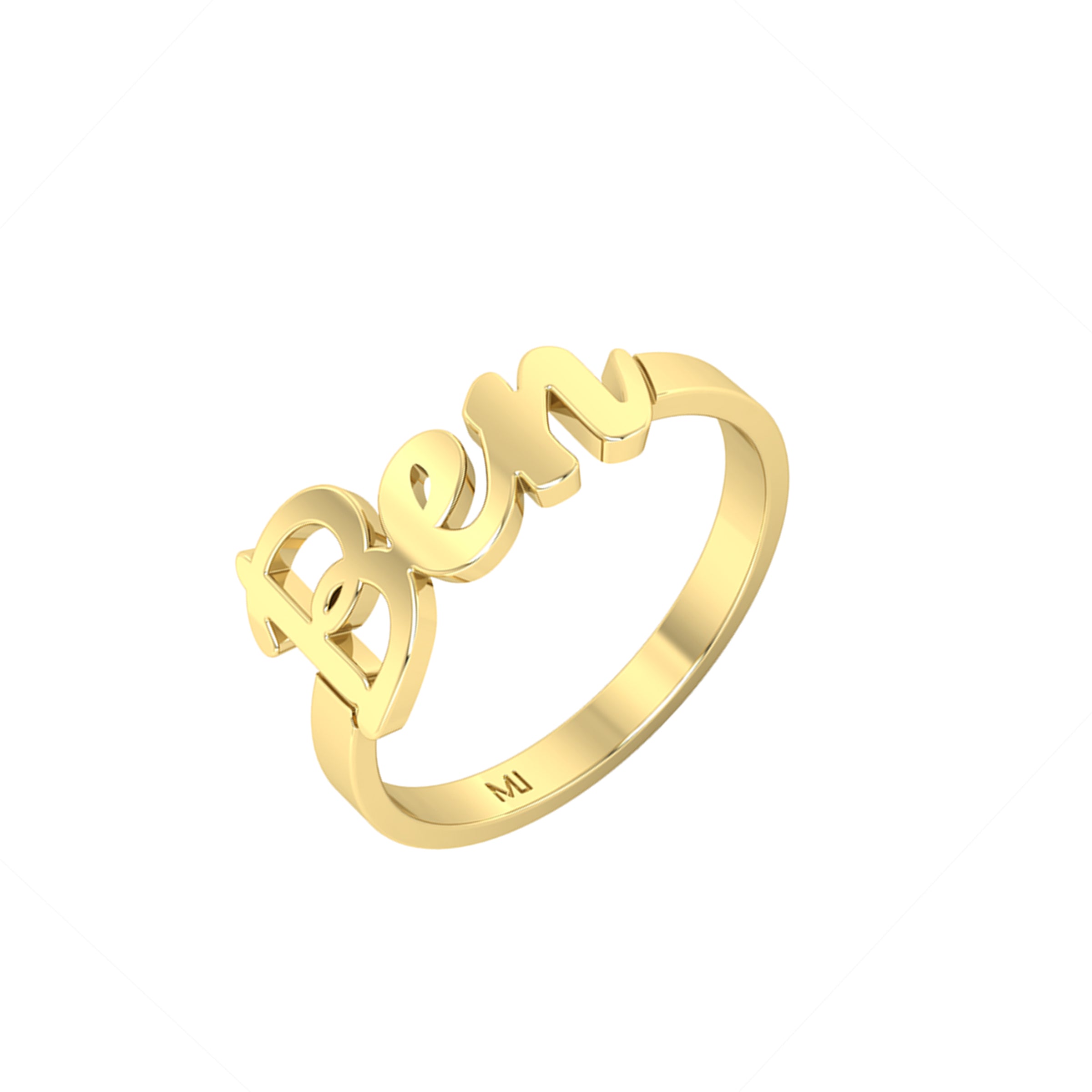 ANEL MANUSCRITO - OURO 18k
