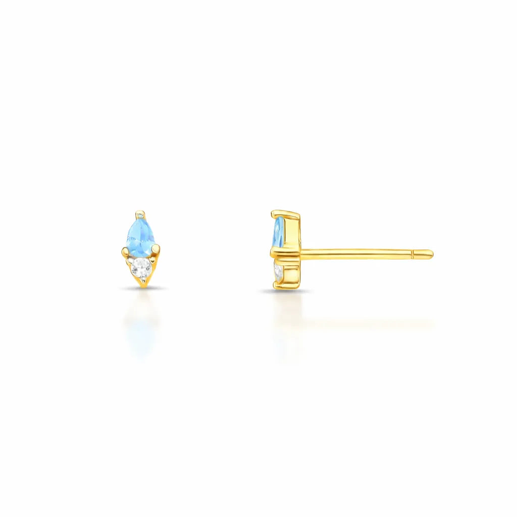 BRINCO GOTA TOPÁZIO SKY – Ouro 18k Marine Joias