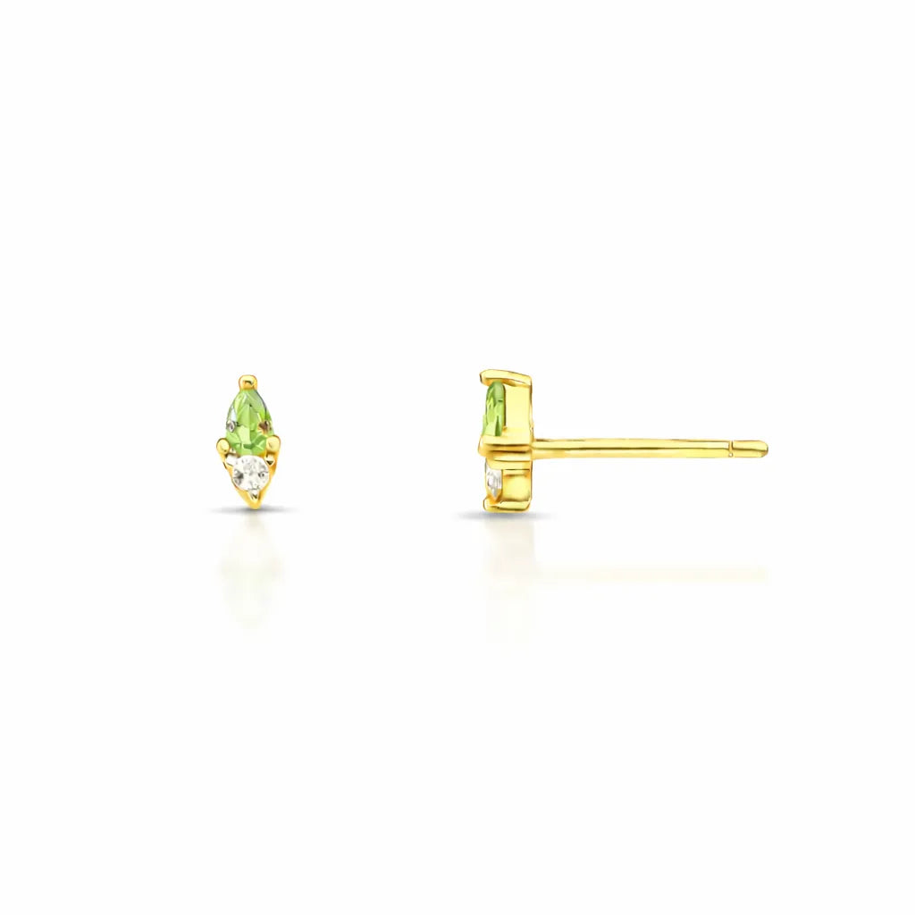 BRINCO GOTA PERIDOTO – Ouro 18k Marine Joias