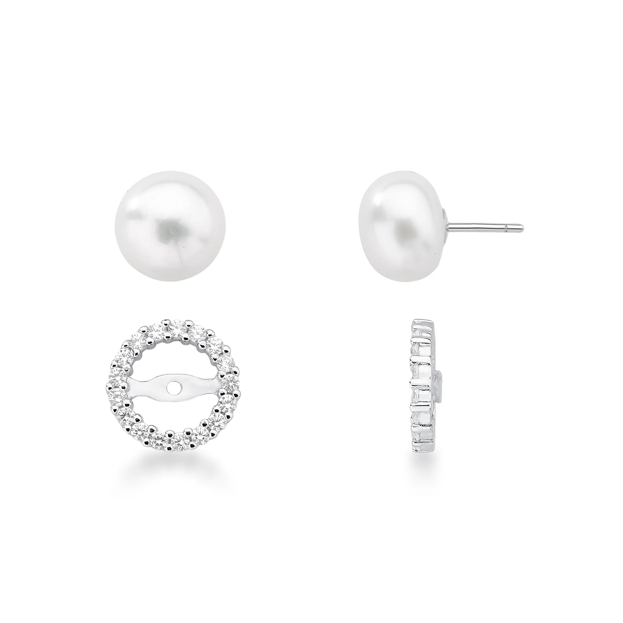 BRINCO PÉROLA DESMONTÁVEL – Prata Marine Joias