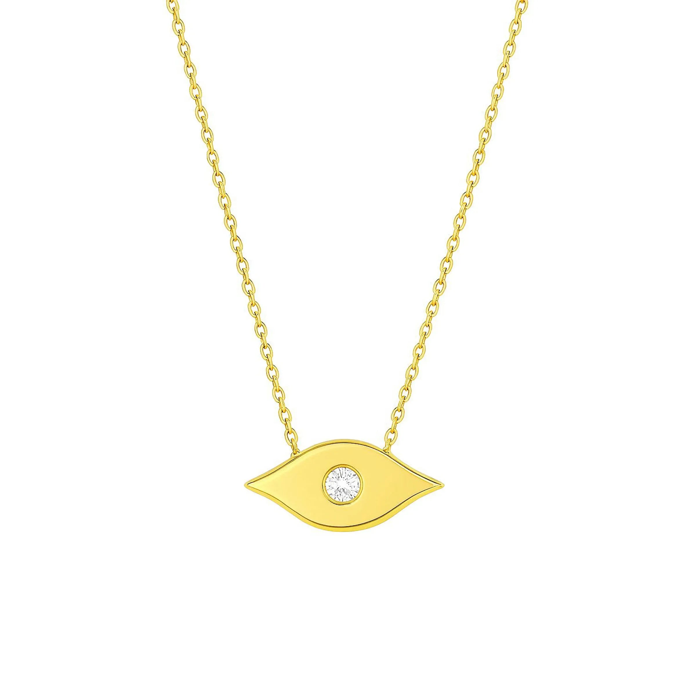 Colar Olho Grego Basic – Ouro 18k