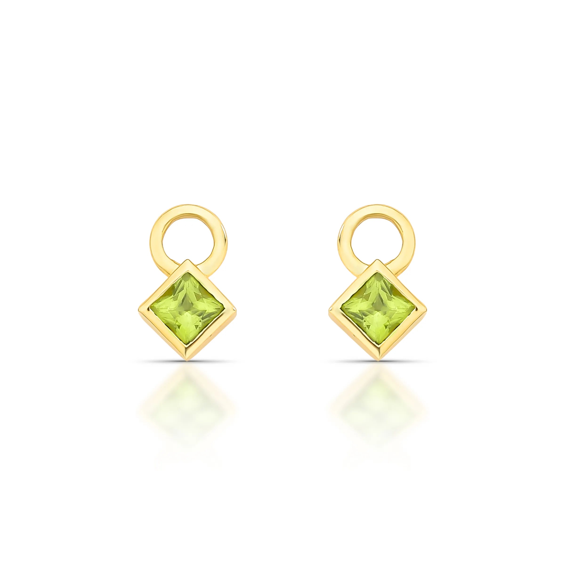 PAR DE PINGENTES PARA BRINCO ARGOLA - LOU – Ouro 18k Marine Joias
