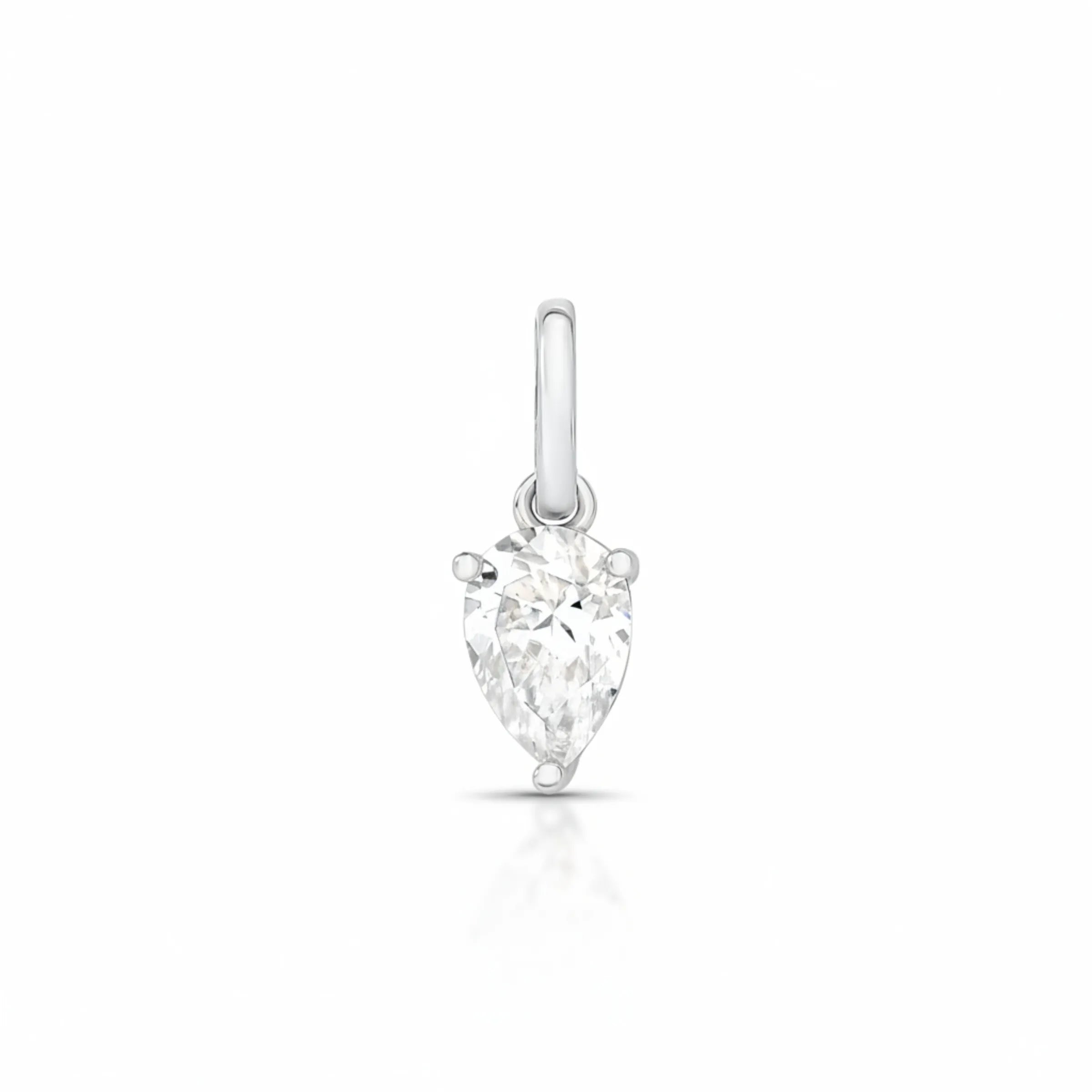PINGENTE GOTA INVERTIDA TOPÁZIO  - Prata 925 Marine Joias