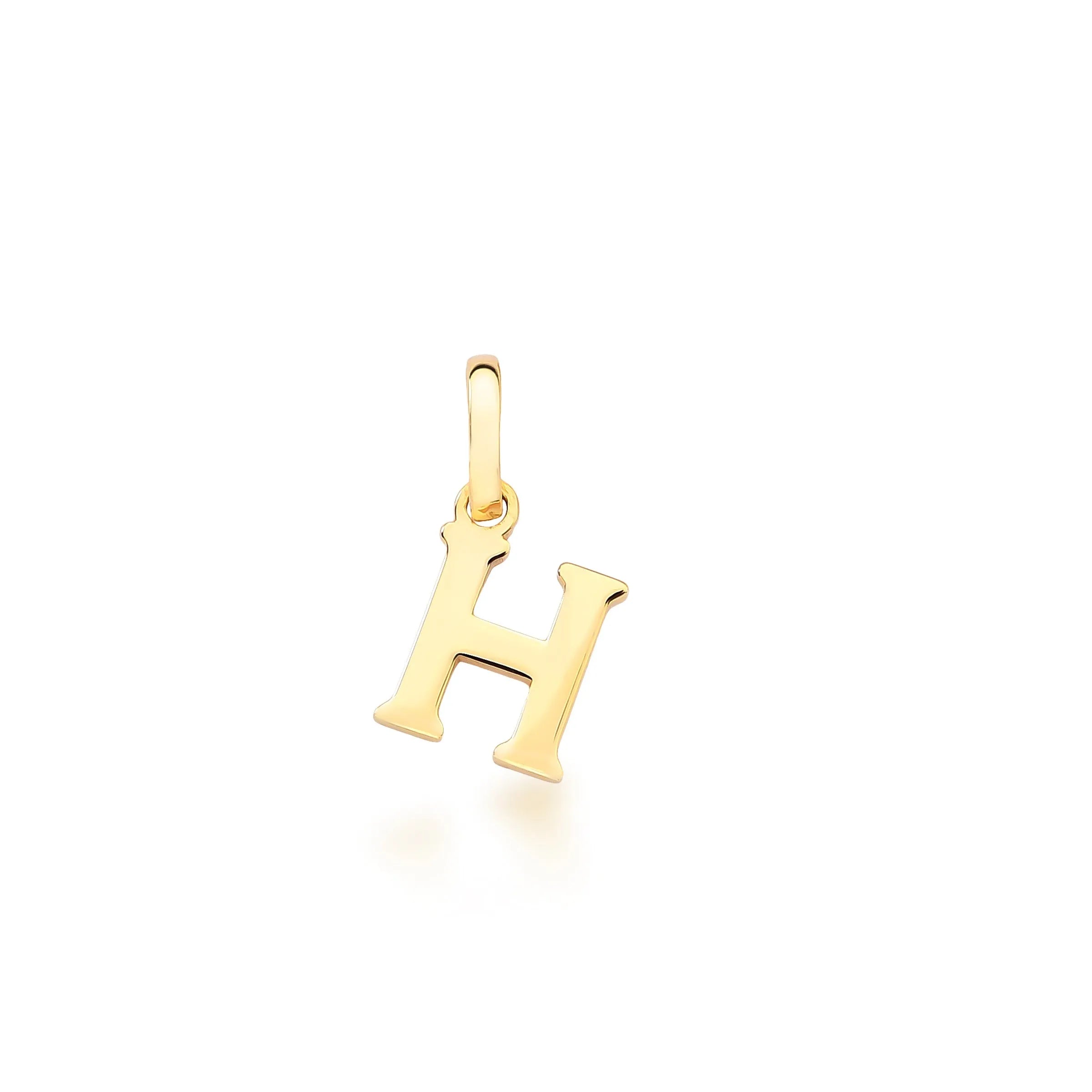 PINGENTE INICIAL CLÁSSICO – Ouro 18k Marine Joias