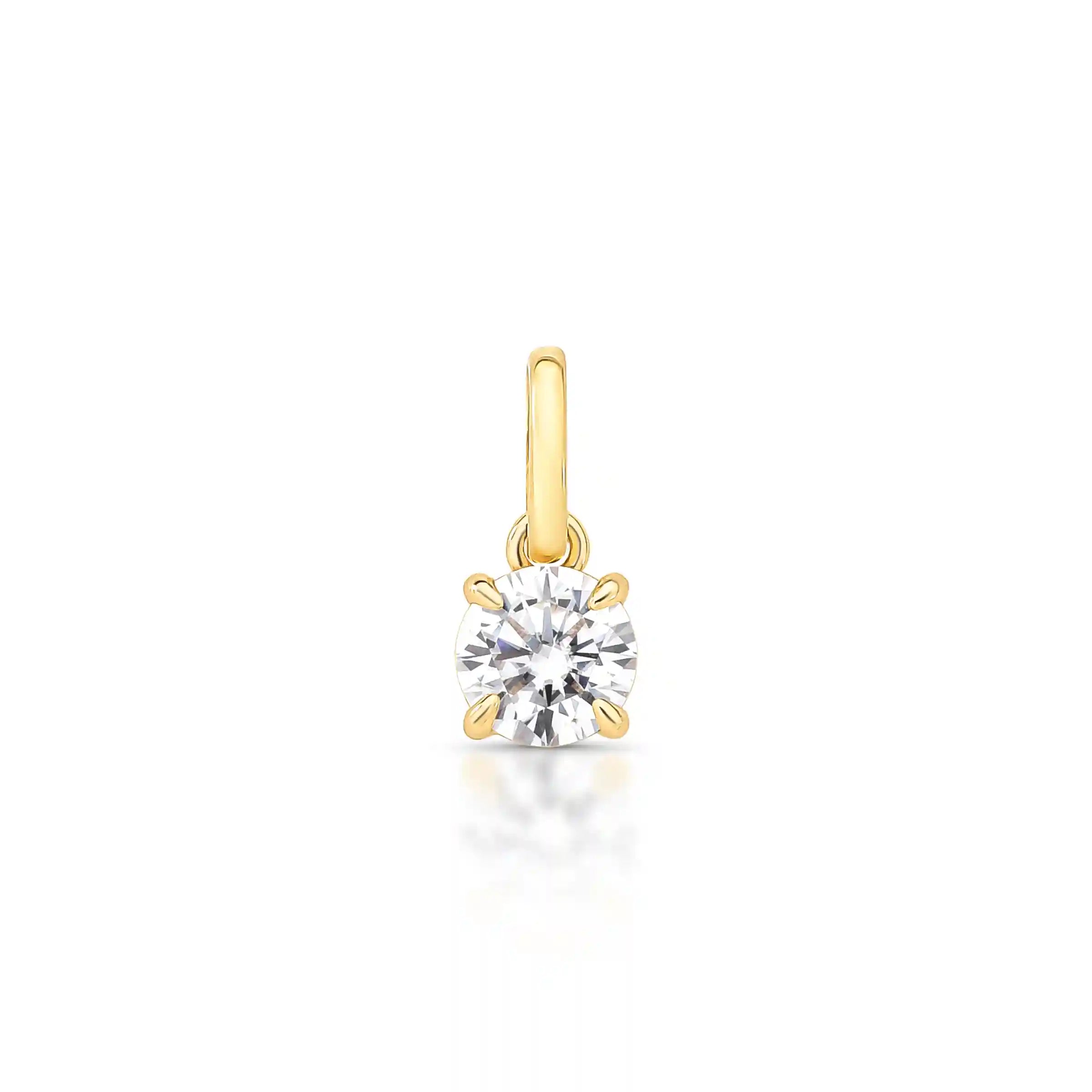 PINGENTE SOLITÁRIO DIAMANTE 1CT – Ouro 18k Marine Joias
