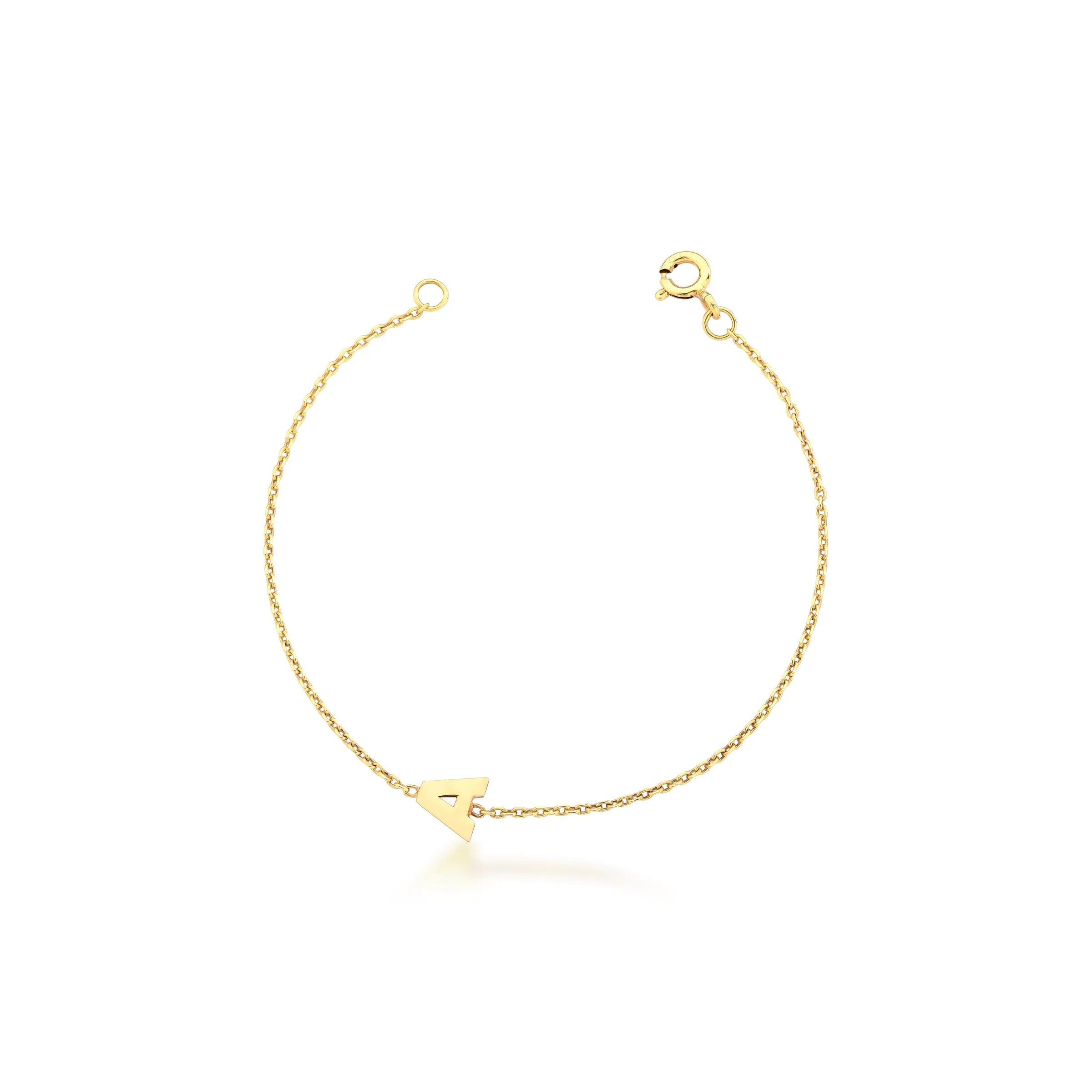 PULSEIRA 1 LETRA – OURO 18K